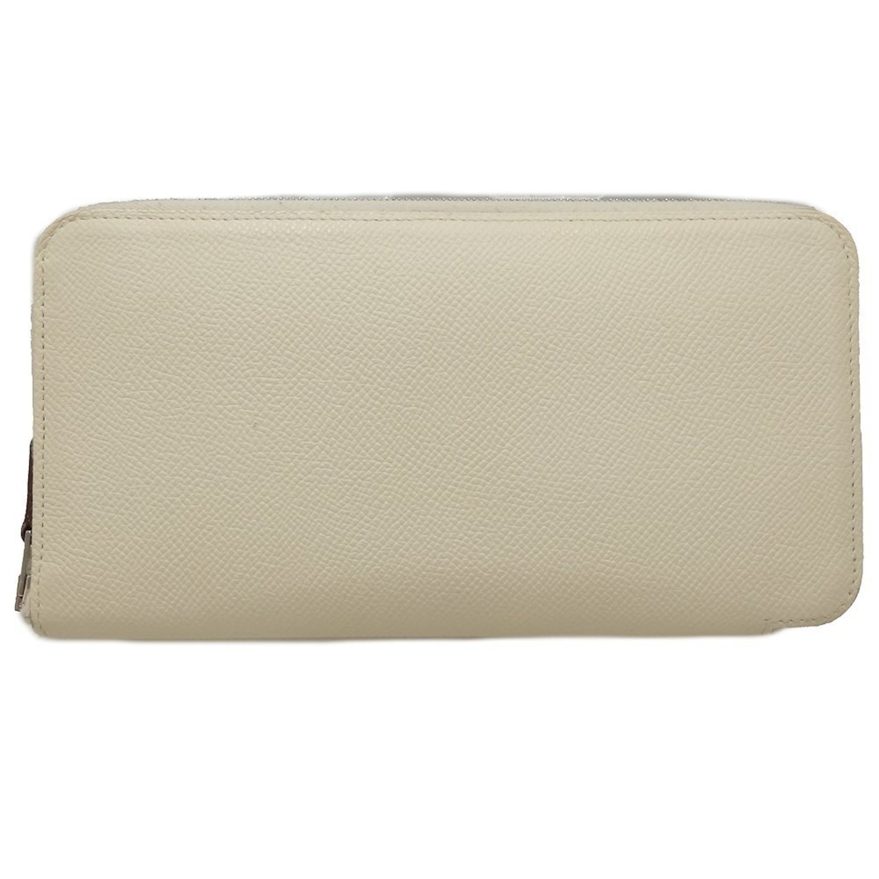 HERMES Long Wallet Azap Silk In U Stamp Veau Epsom Leather Crepe