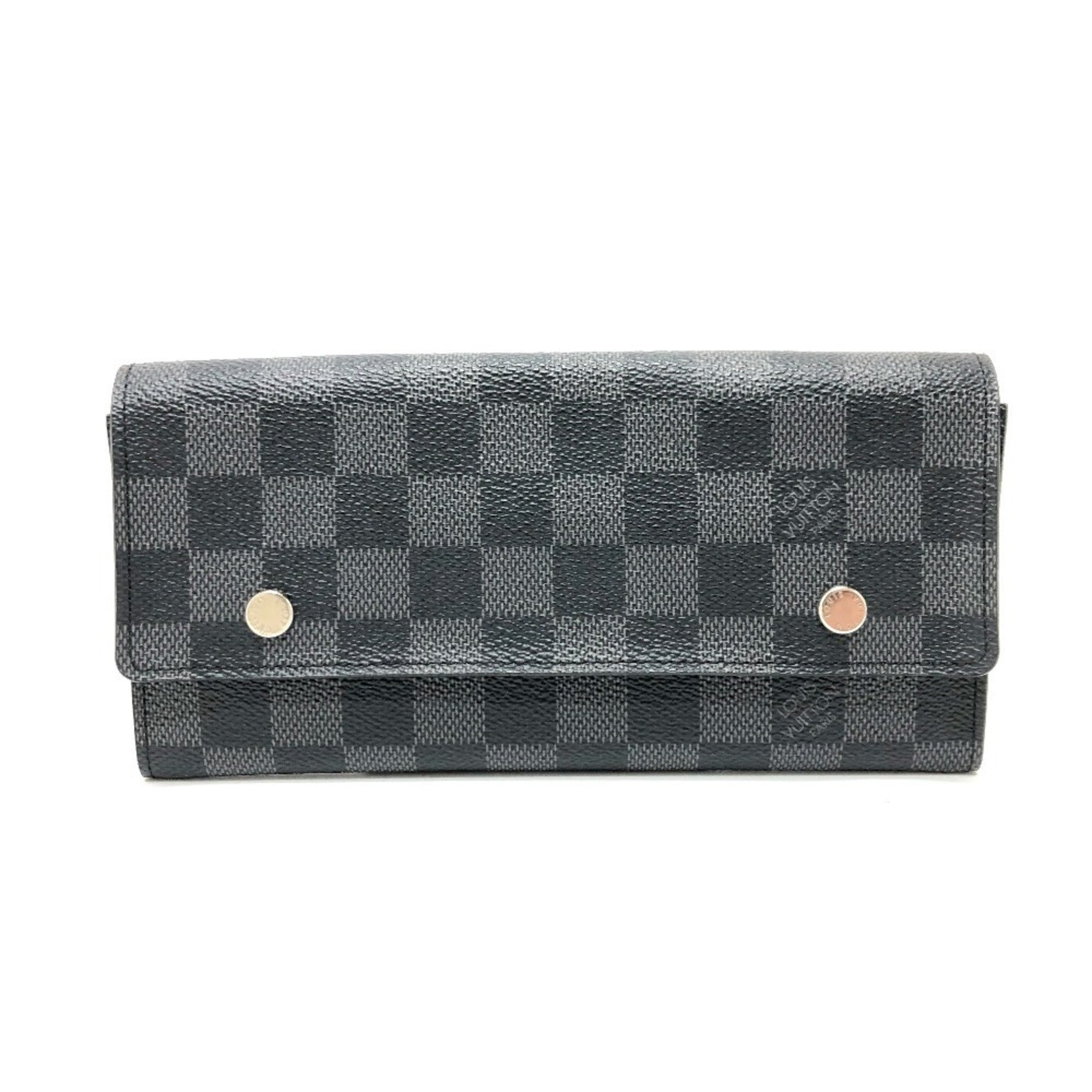 Louis Vuitton Damier Graphite Portefeuille Long Modular Wallet Canvas