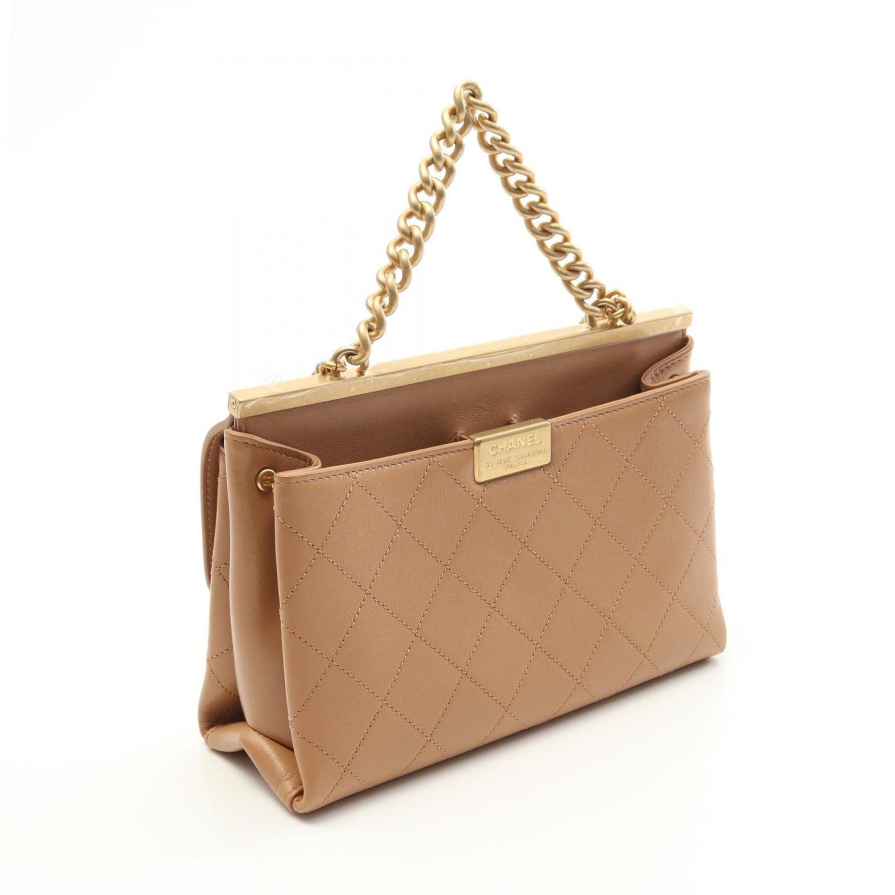 CHANEL Matelasse Shoulder Bag, Lambskin Leather