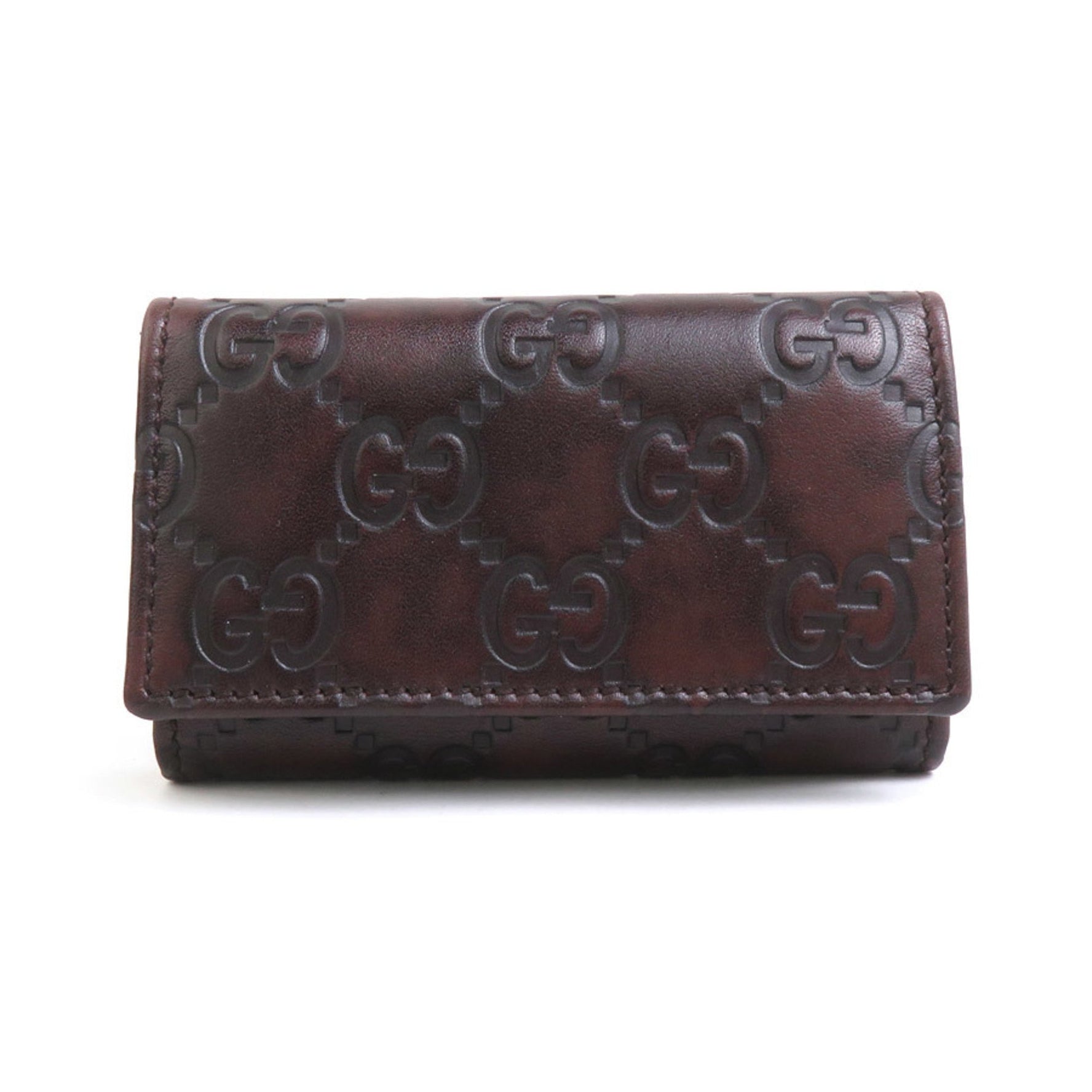 GUCCI key case leather men's