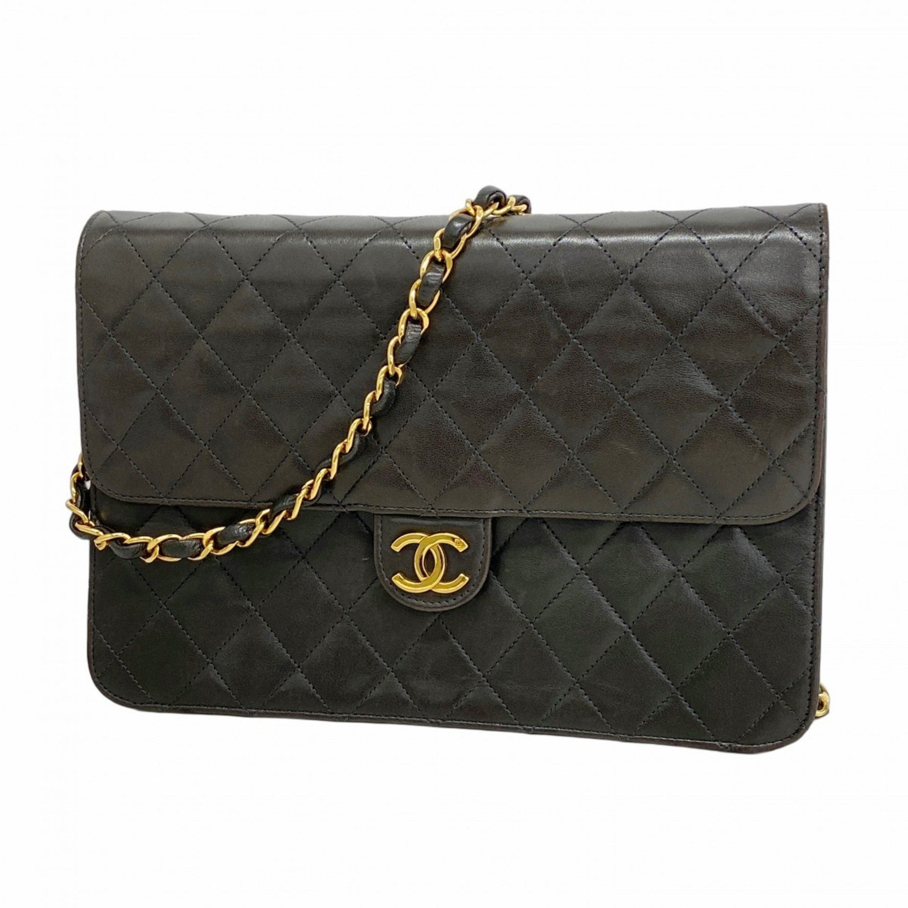 Chanel Matelasse Shoulder Bag with Chain Bag, Lambskin