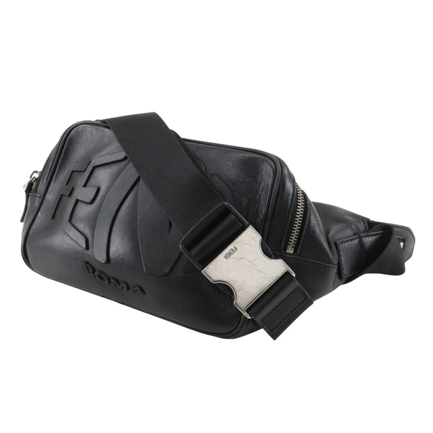 FENDI Fisheye Shoulder Bag in Calfskin, Unisex