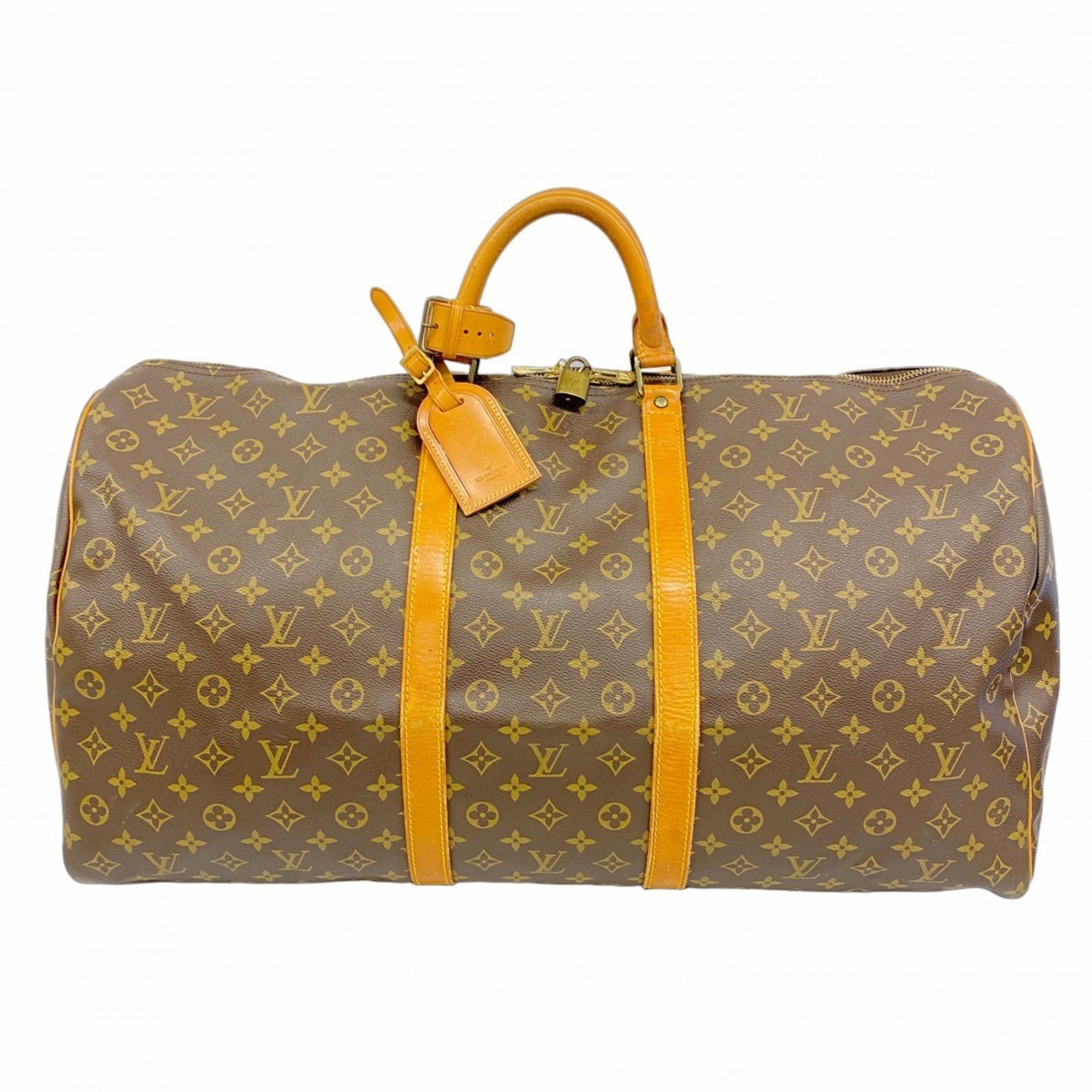 Louis Vuitton Monogram Keepall 60 Boston Bag Men's and