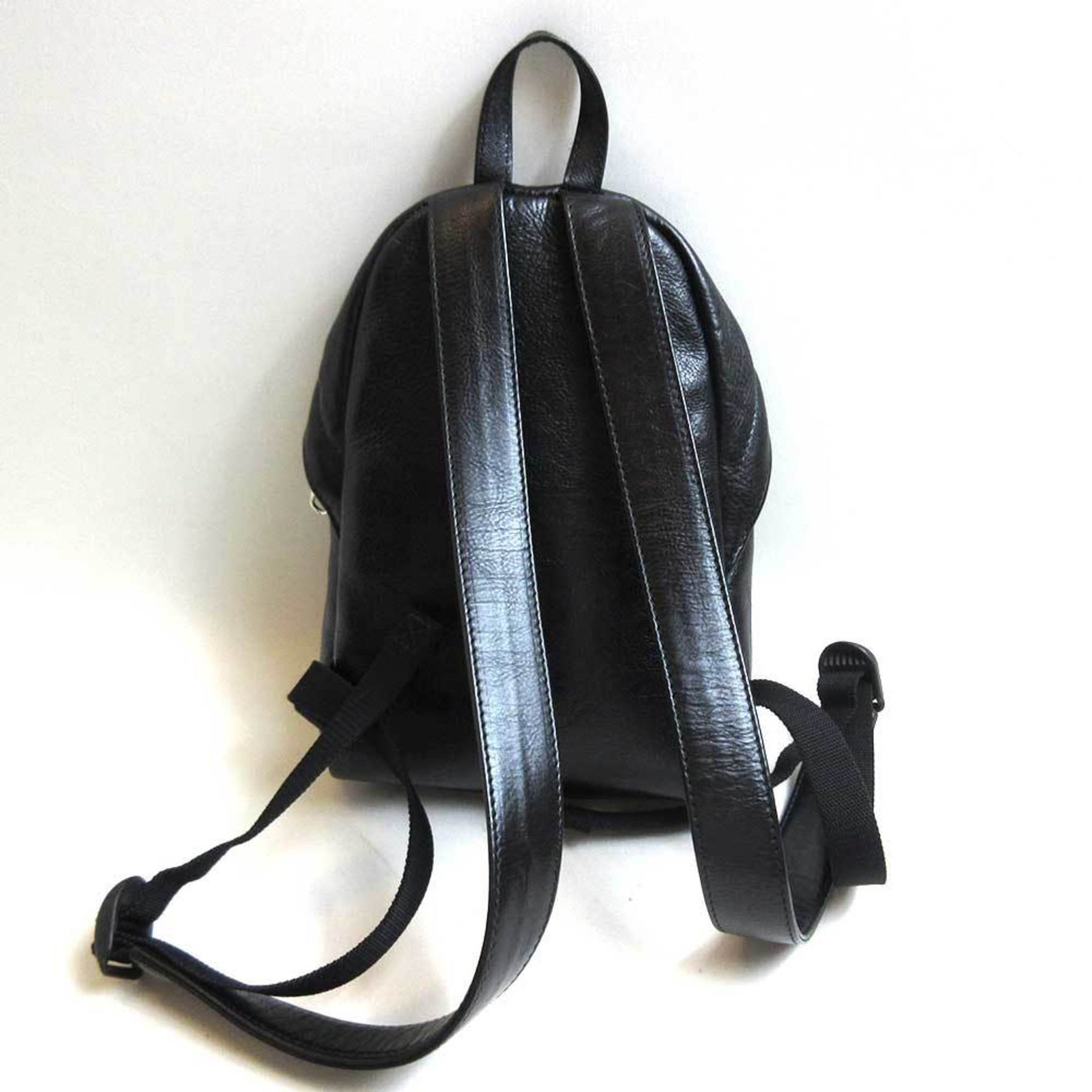 Balenciaga bag B logo backpack rucksack leather