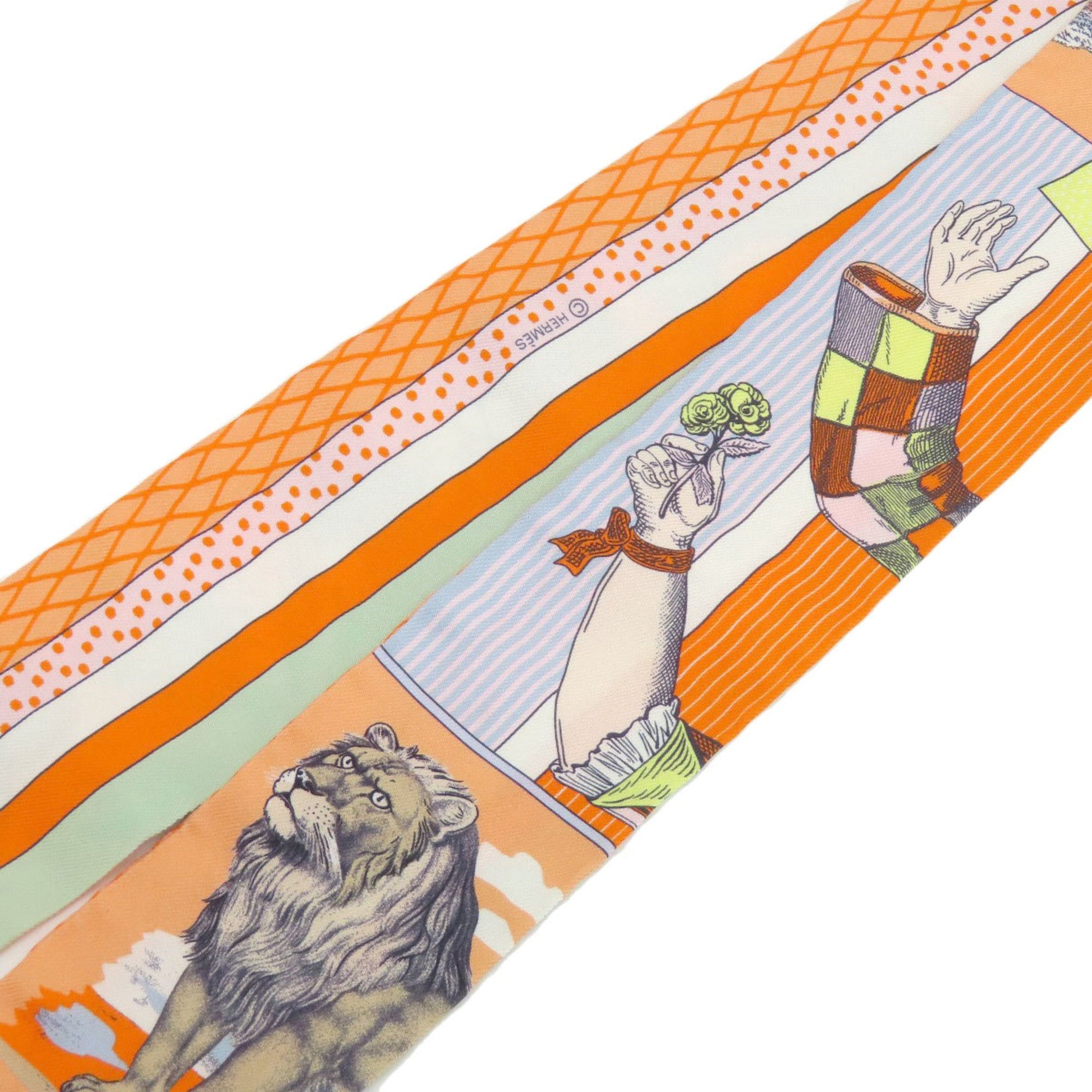 Hermes Twilly Scarf Silk