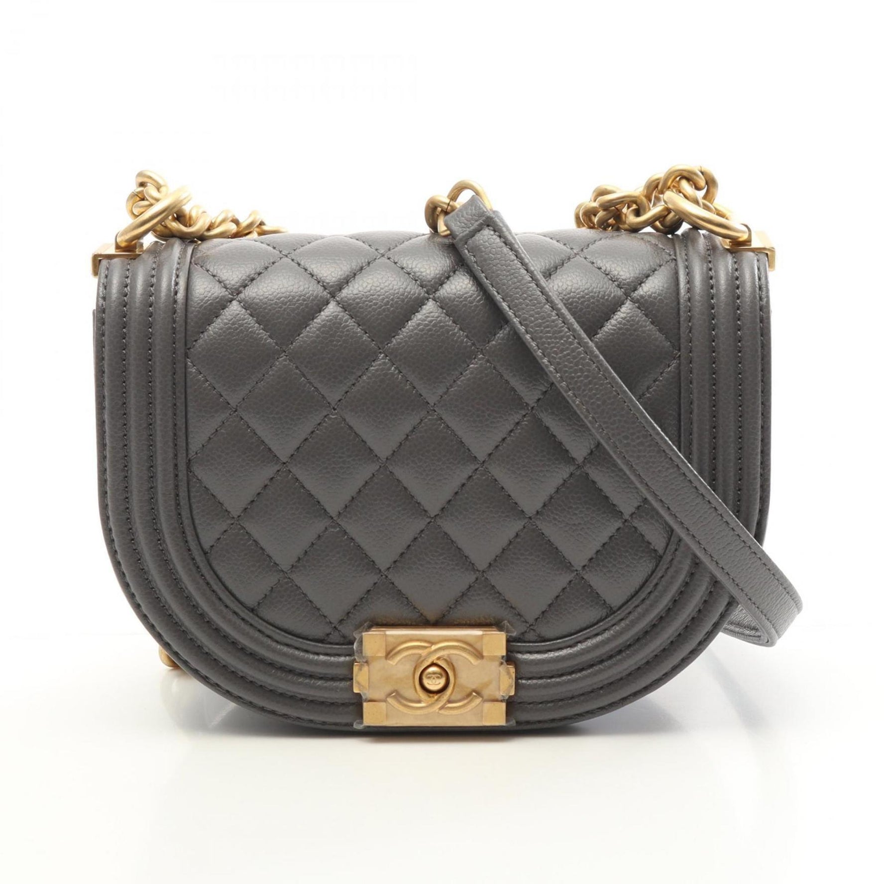 CHANEL Matelasse Shoulder Bag in Calfskin Leather