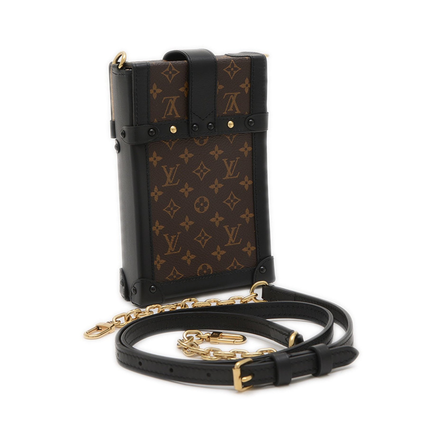 Louis Vuitton Pochette Trunk Vertical Smartphone Shoulder Bag BP