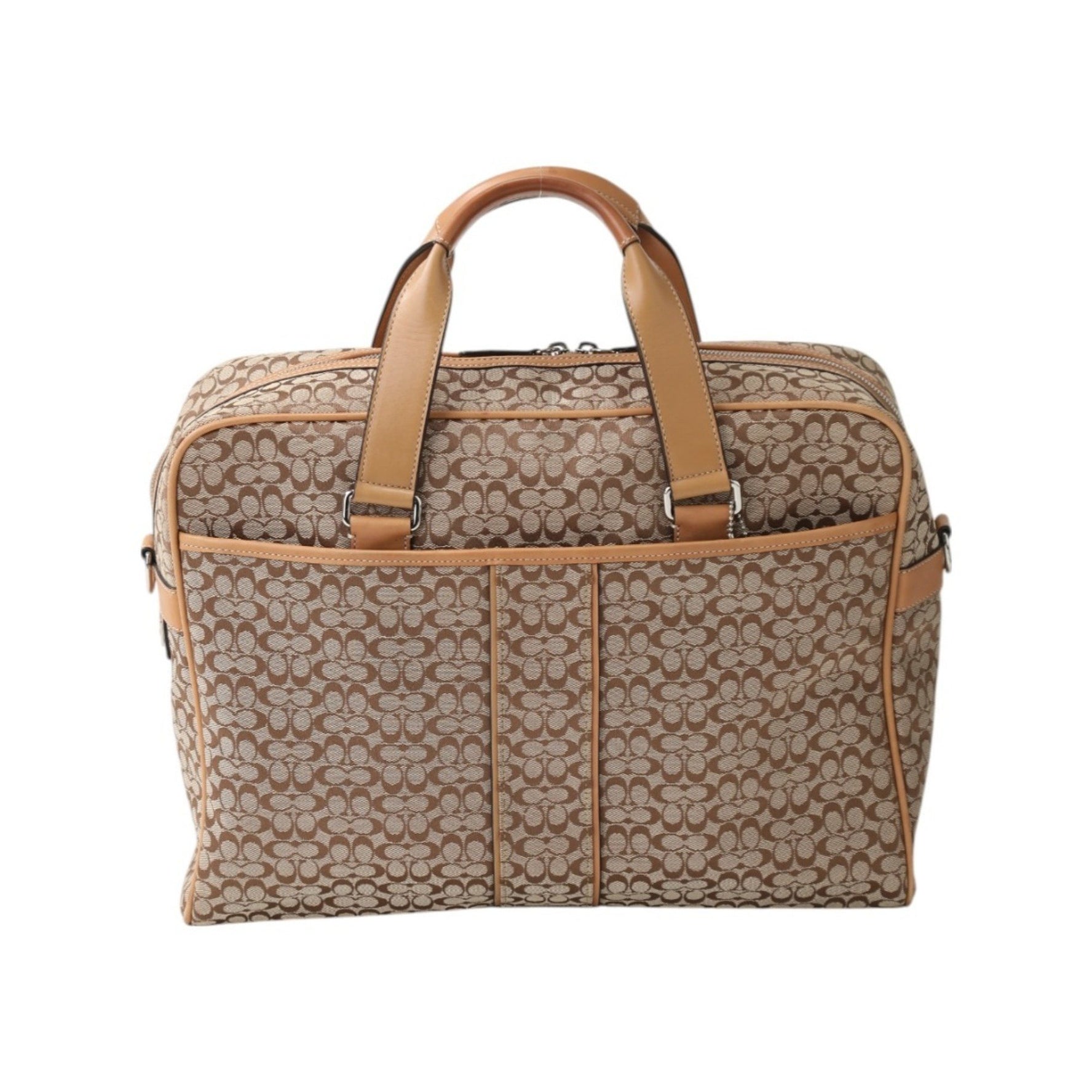 Coach Business Bag Briefcase CC Pattern Document Canvas