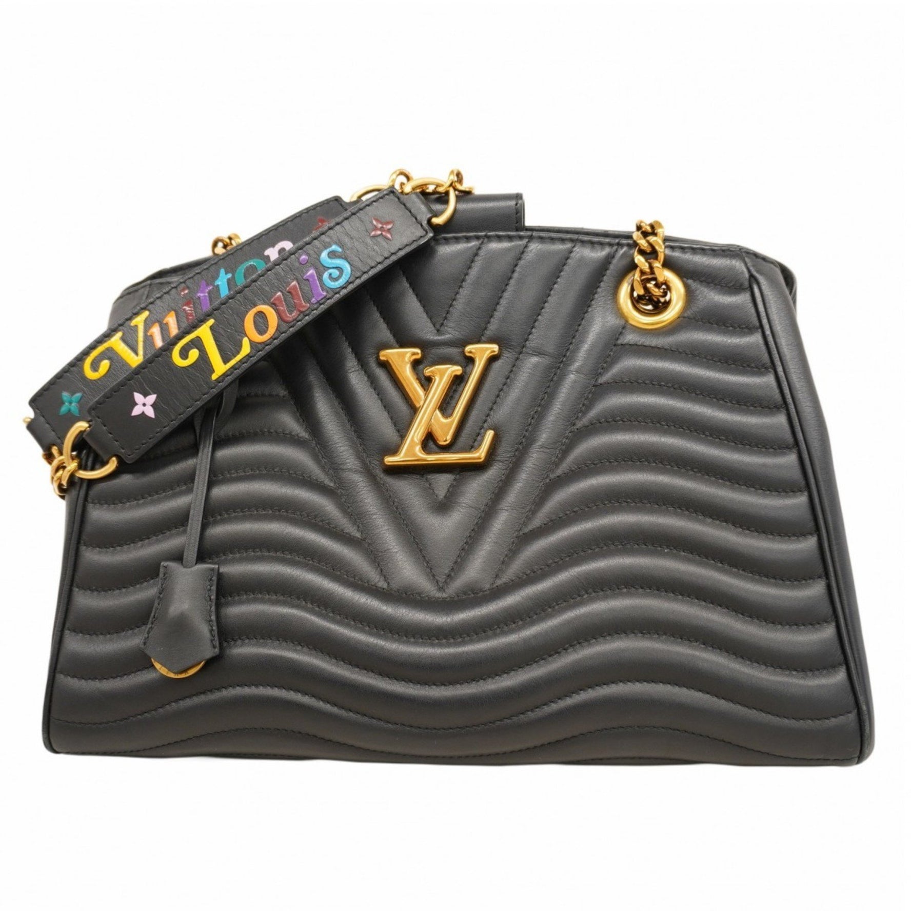 Louis Vuitton New Wave Chain Tote Shoulder Bag