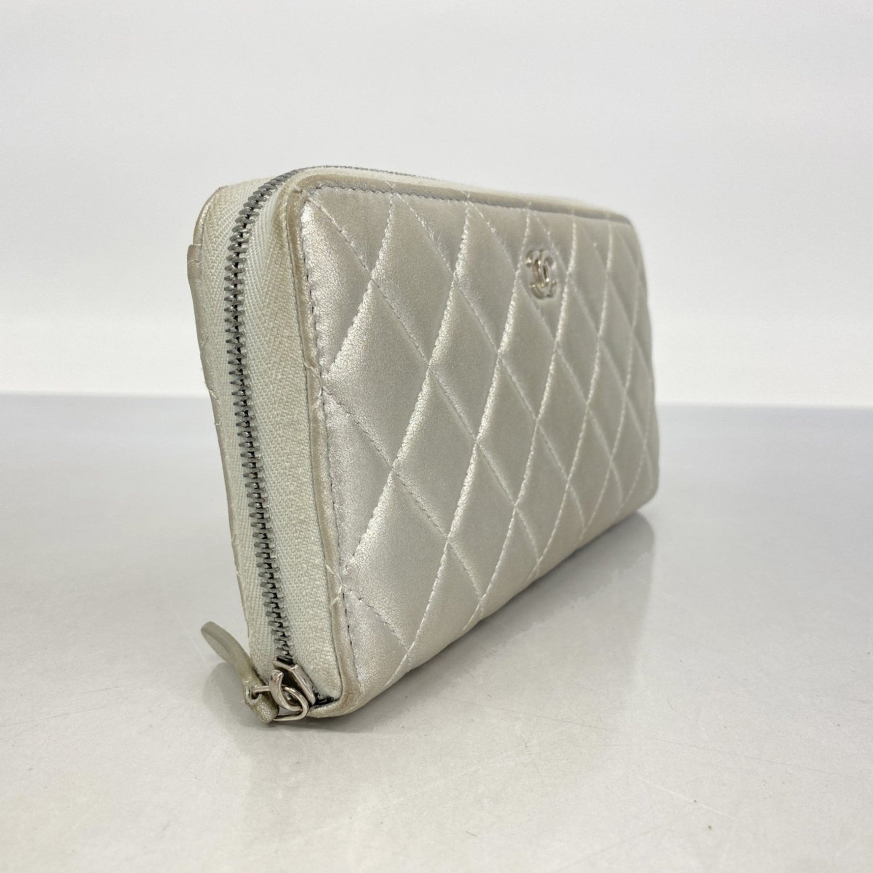 Chanel Matelasse Long Wallet, Lambskin