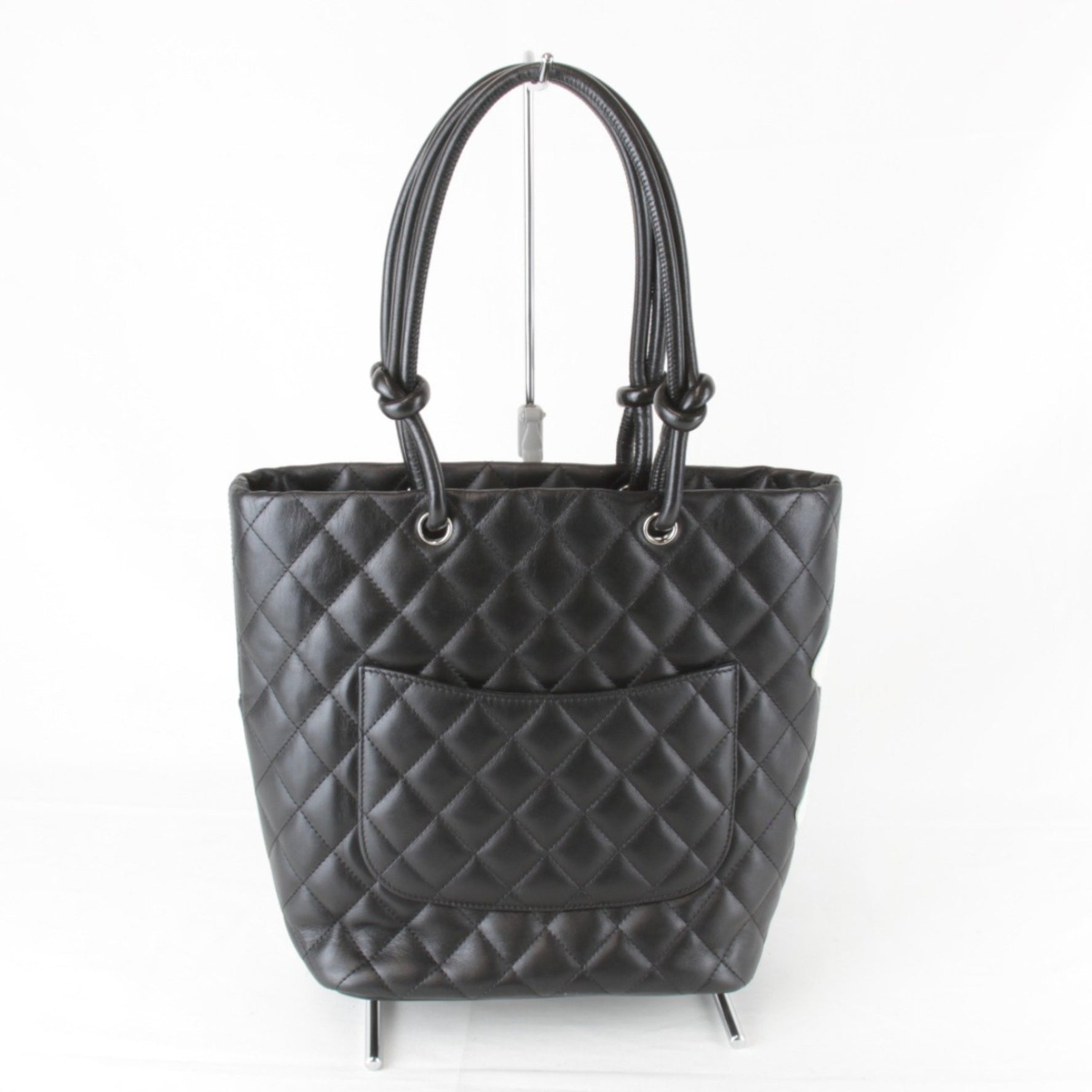 CHANEL Medium Tote Cambon Line Bag Leather