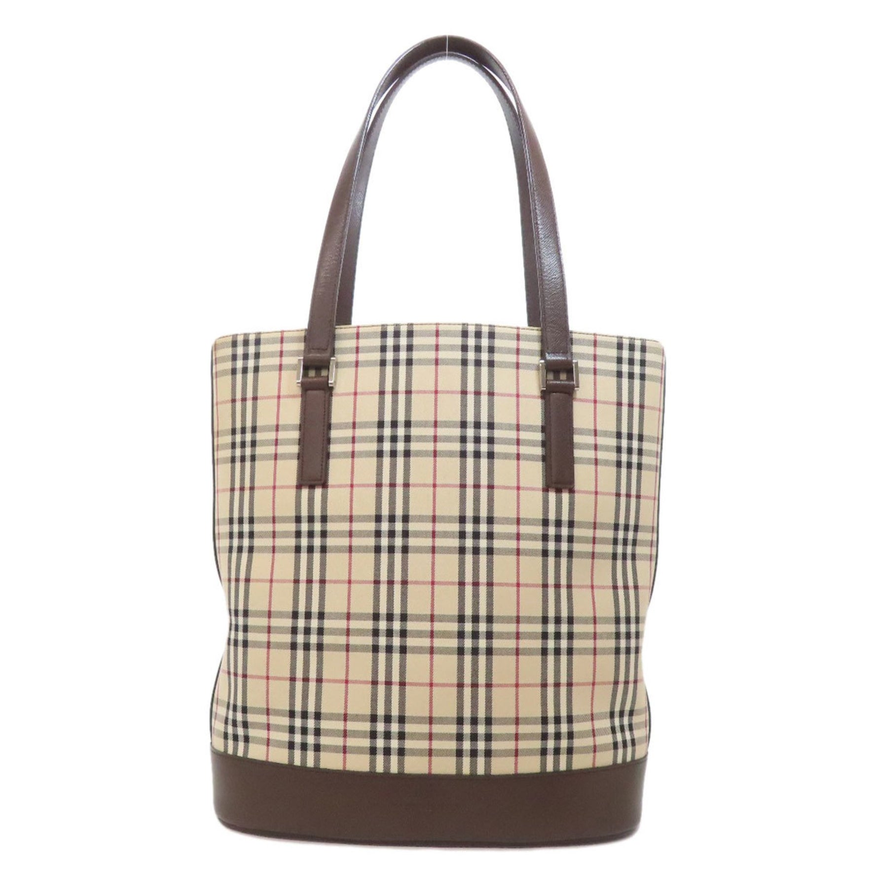 Burberry Nova Check Canvas Tote Bag