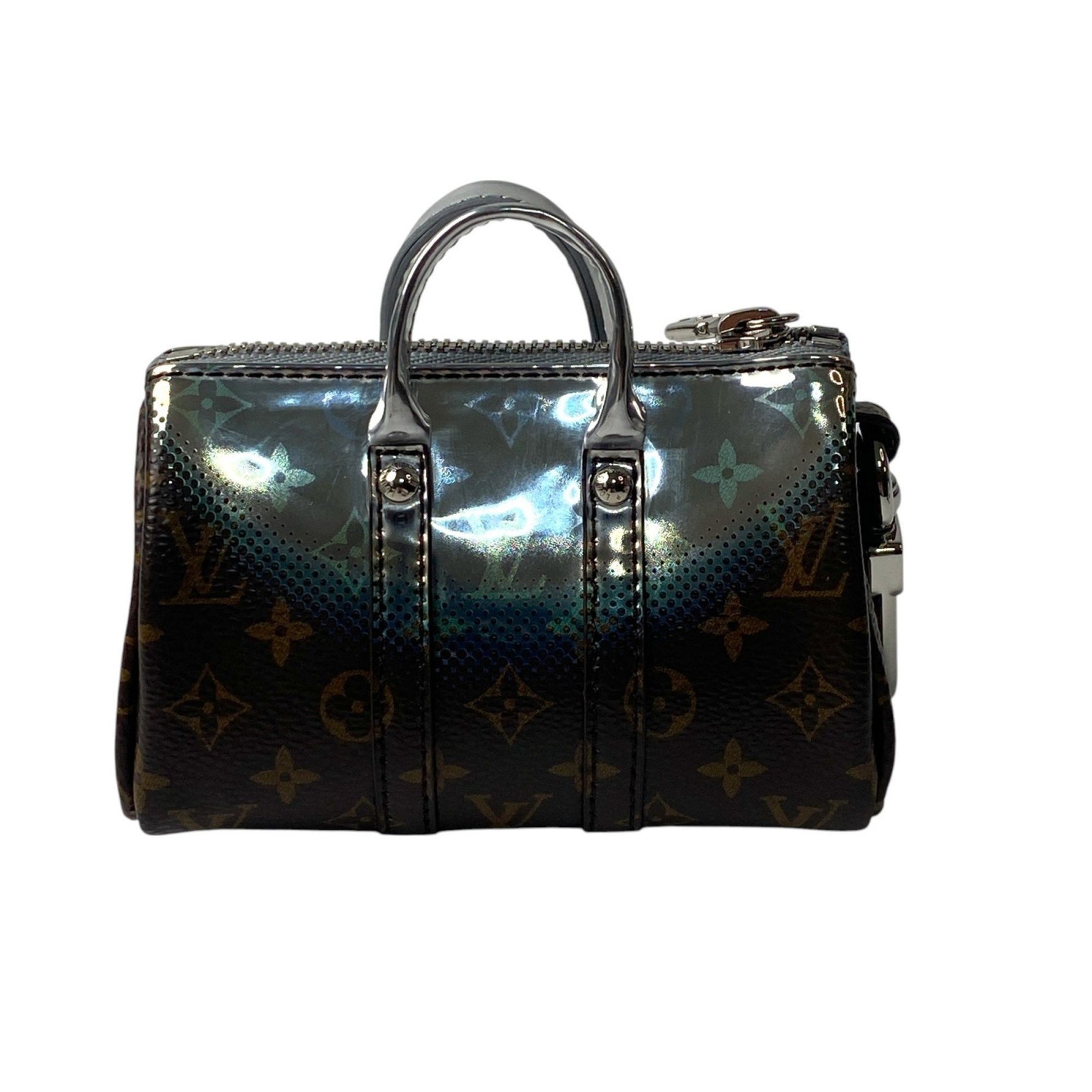 Louis Vuitton Mini Keepall Metallic Mirror Keychain