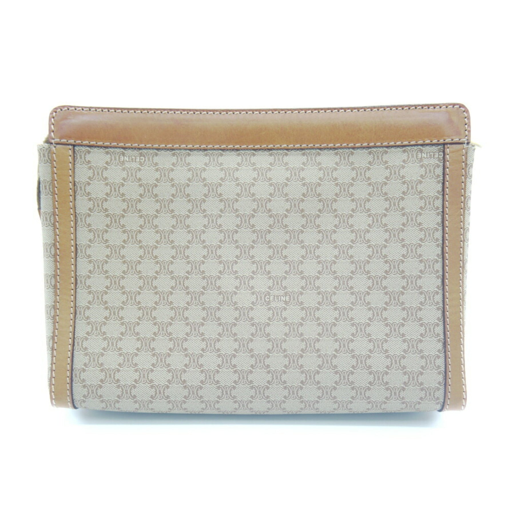 CELINE Macadam pattern second bag clutch