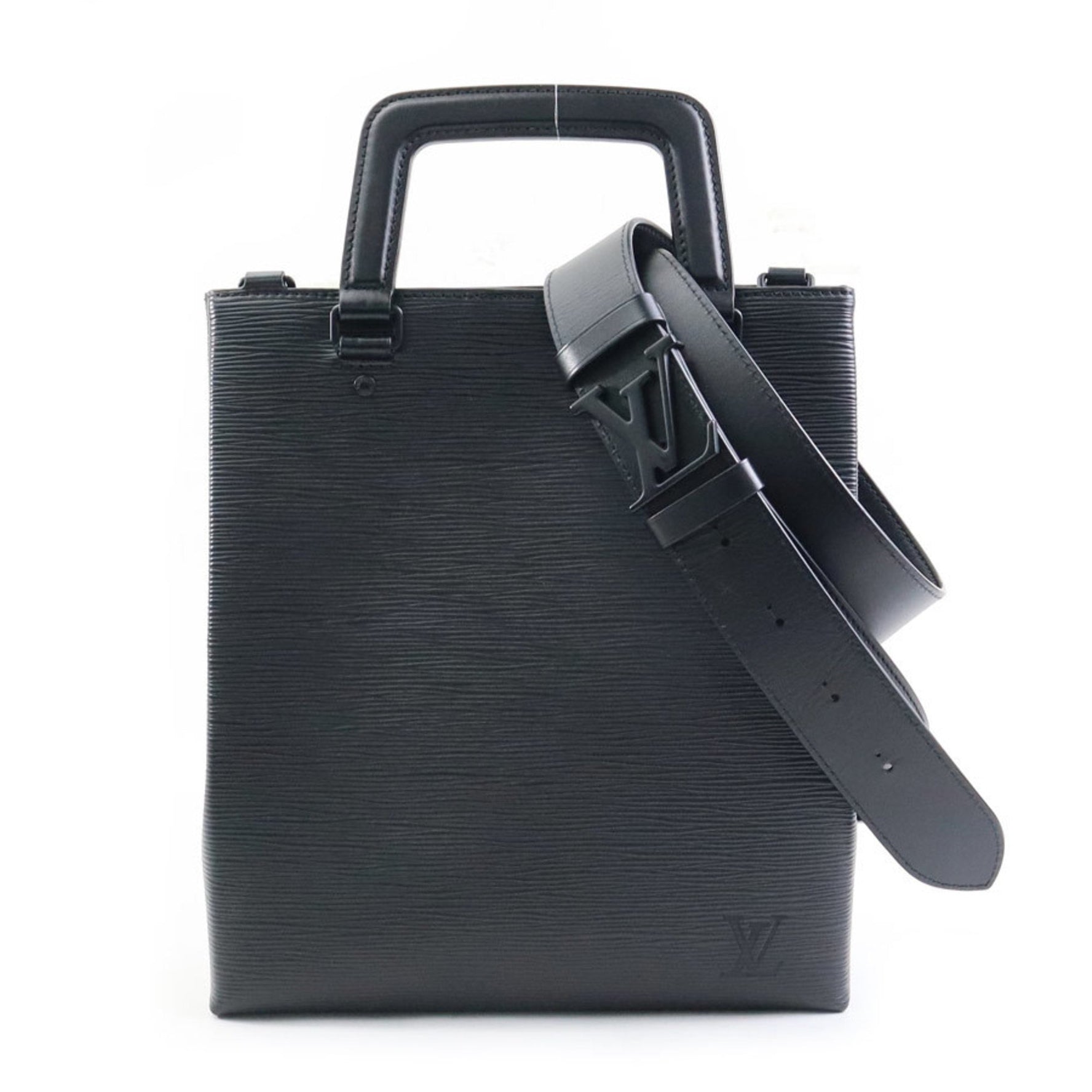 Louis Vuitton Handbag Shoulder Bag Epi Sac Plat Fold Leather Men's