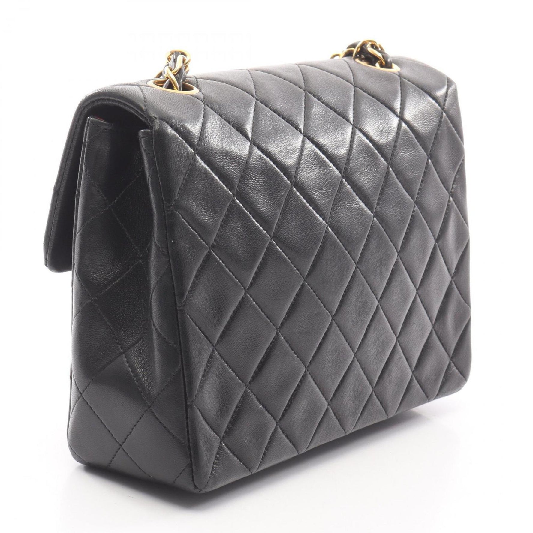 CHANEL Mini Matelasse 20 Shoulder Bag, Lambskin Leather