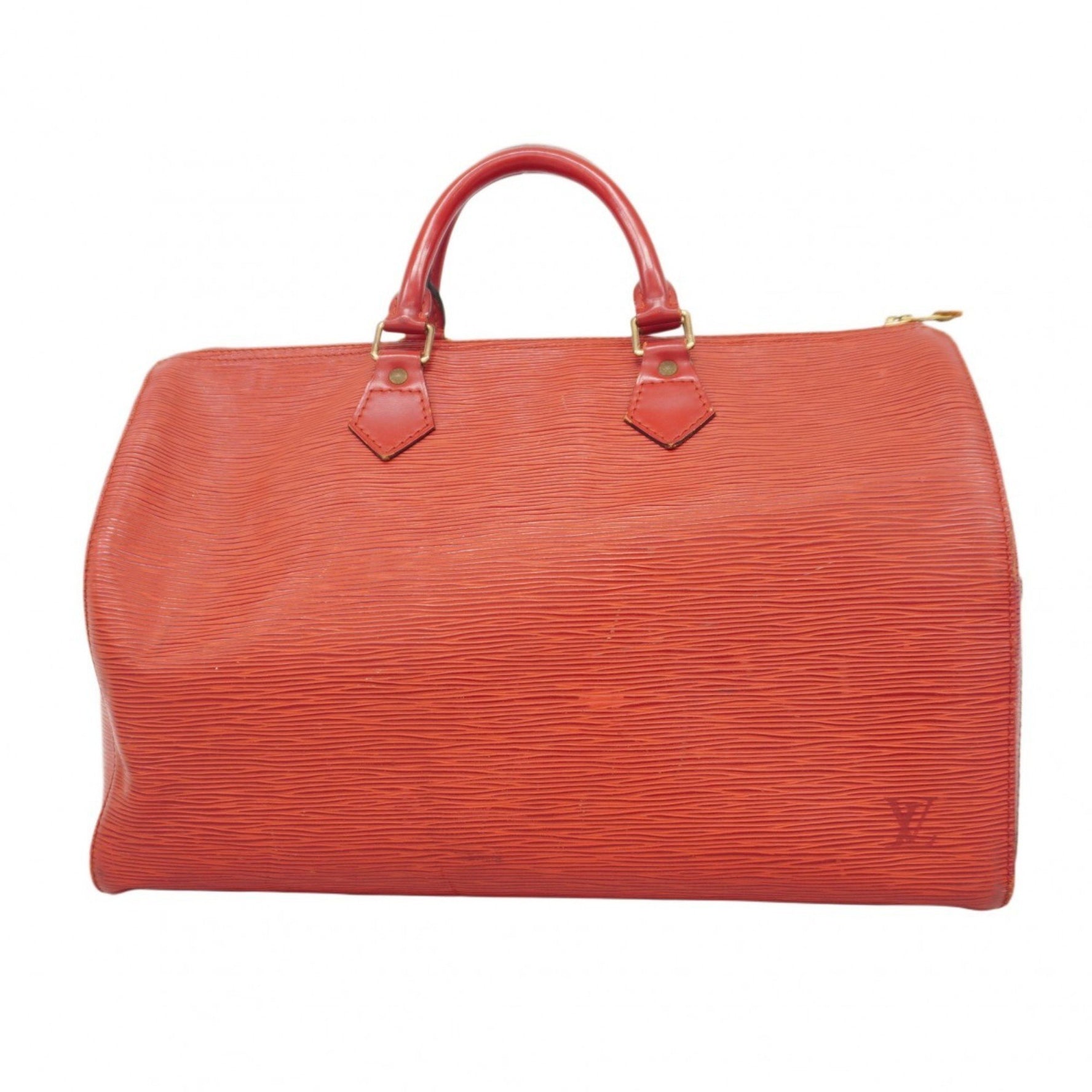 Louis Vuitton Epi Speedy 35 Handbag Castilian Red