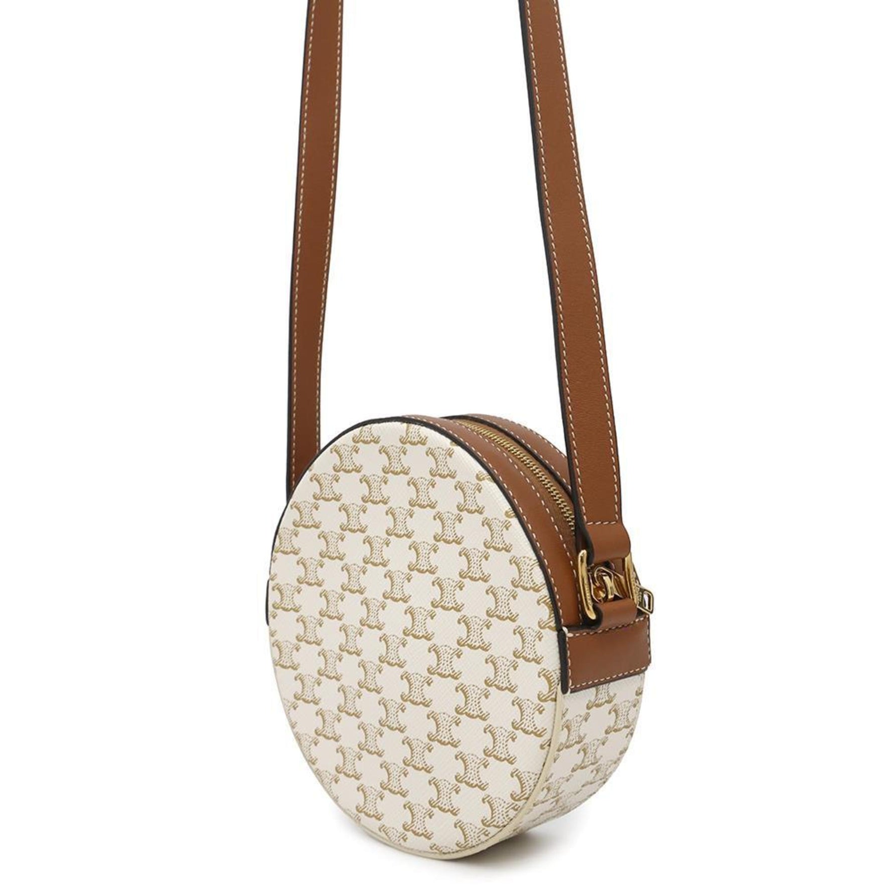 Celine Shoulder Bag Triomphe Round Purse