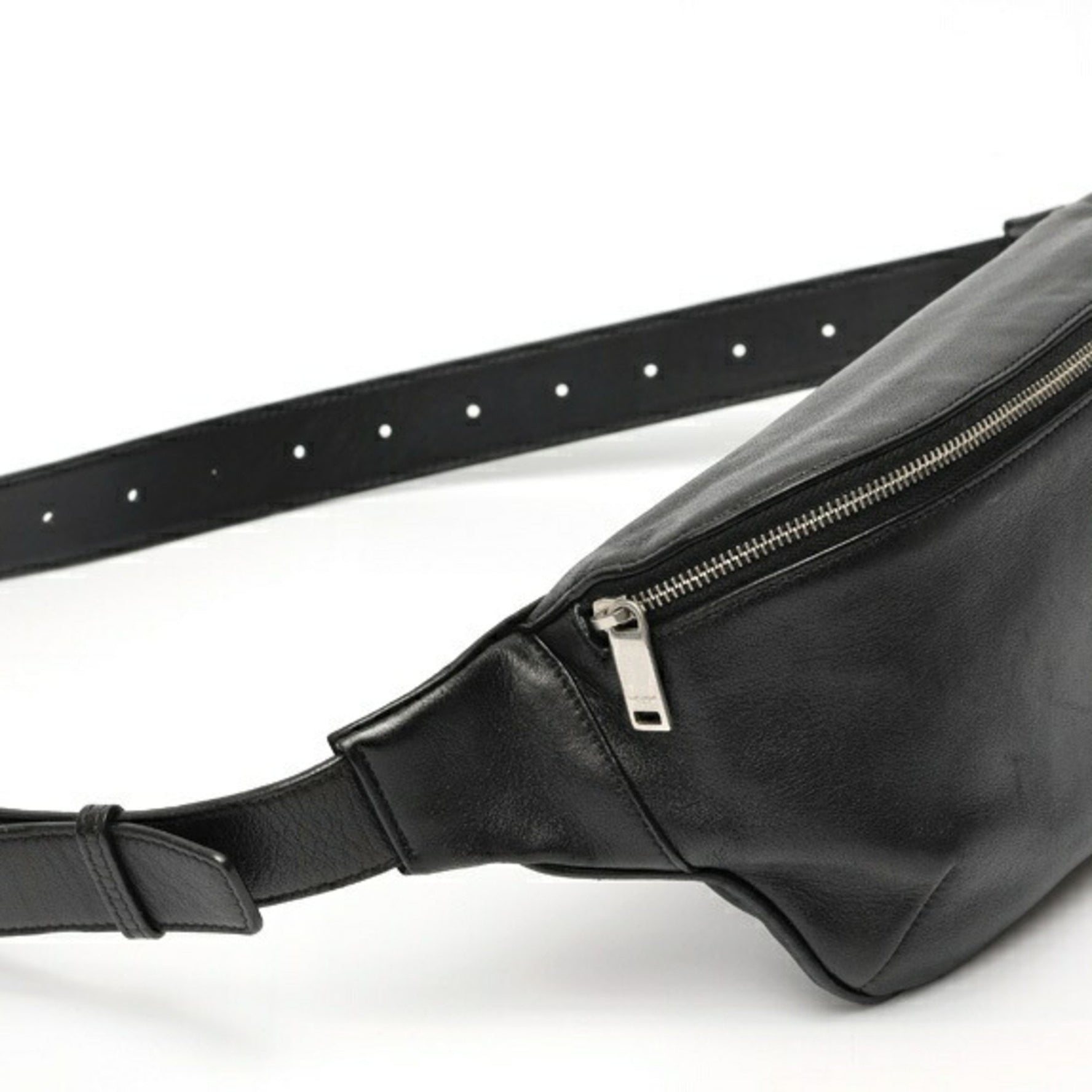 Saint Laurent Classic Monogram Belt Bag Leather