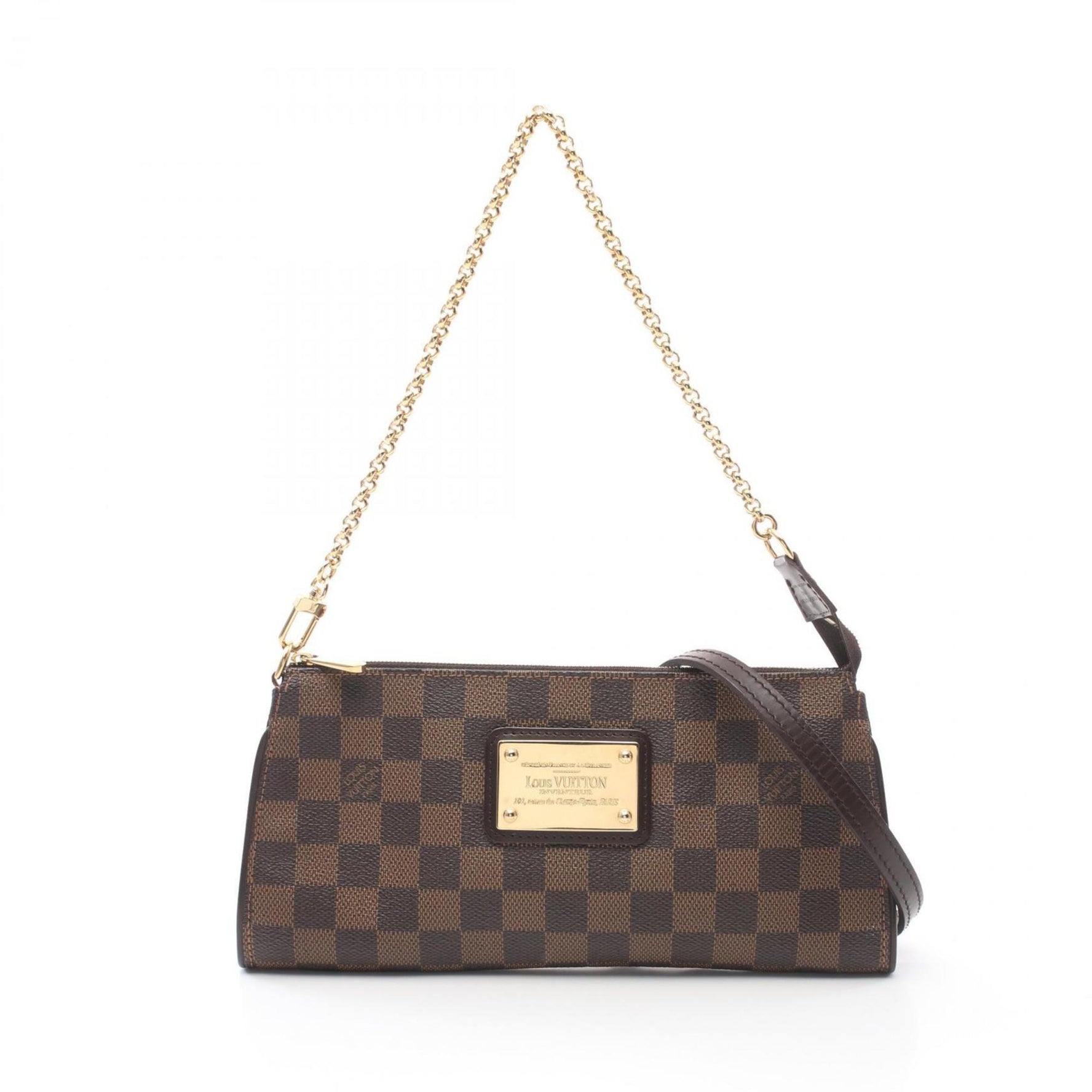 Louis Vuitton Sophie Handbag Bag Coated Canvas Leather Damier Brown