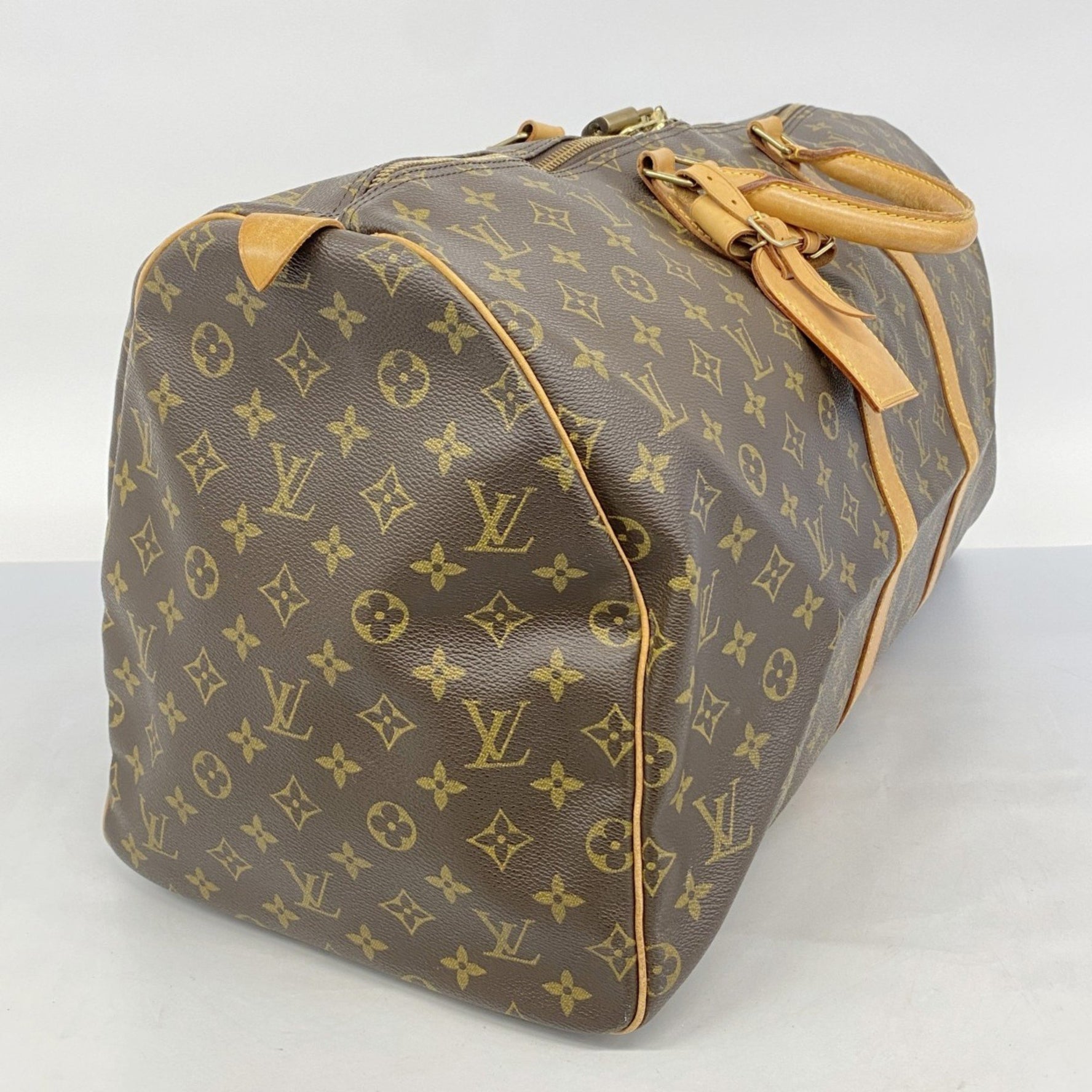 Louis Vuitton Monogram Keepall 55 Boston Bag Men's and