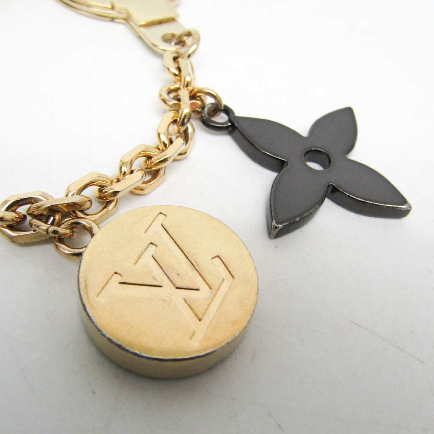 Louis Vuitton Chain Kaleido V Holder Keyring (Gold)