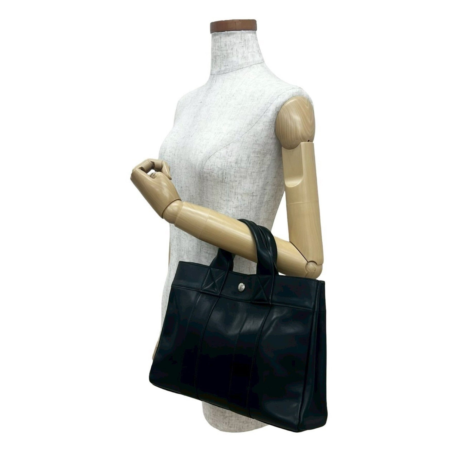 □E Stamped HERMES Foul Toe PM Evercalf Leather Handbag/Mini Tote Bag 638-1