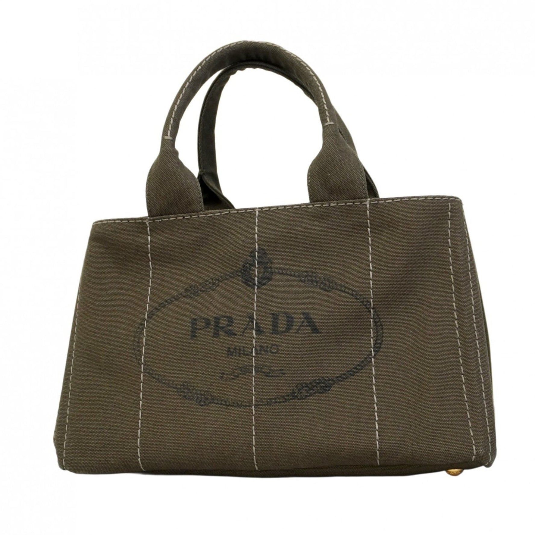 Prada Canapa Canvas Tote Bag