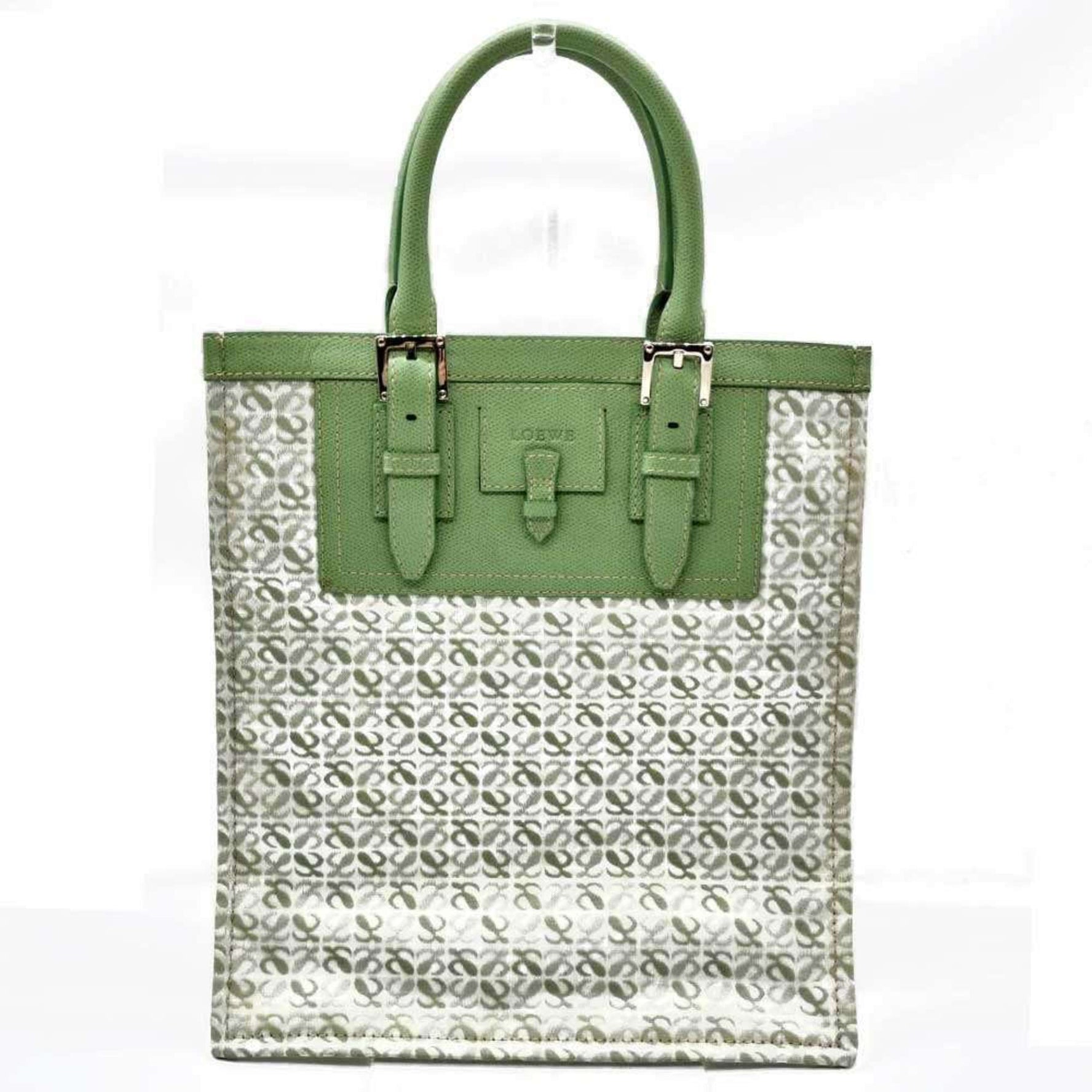 Loewe tote bag, flat handbag with anagram
