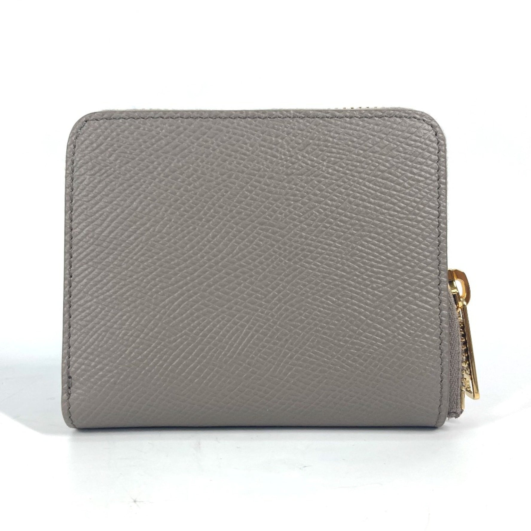 CELINE Compact wallet Zip Around Folded wallet Pebble