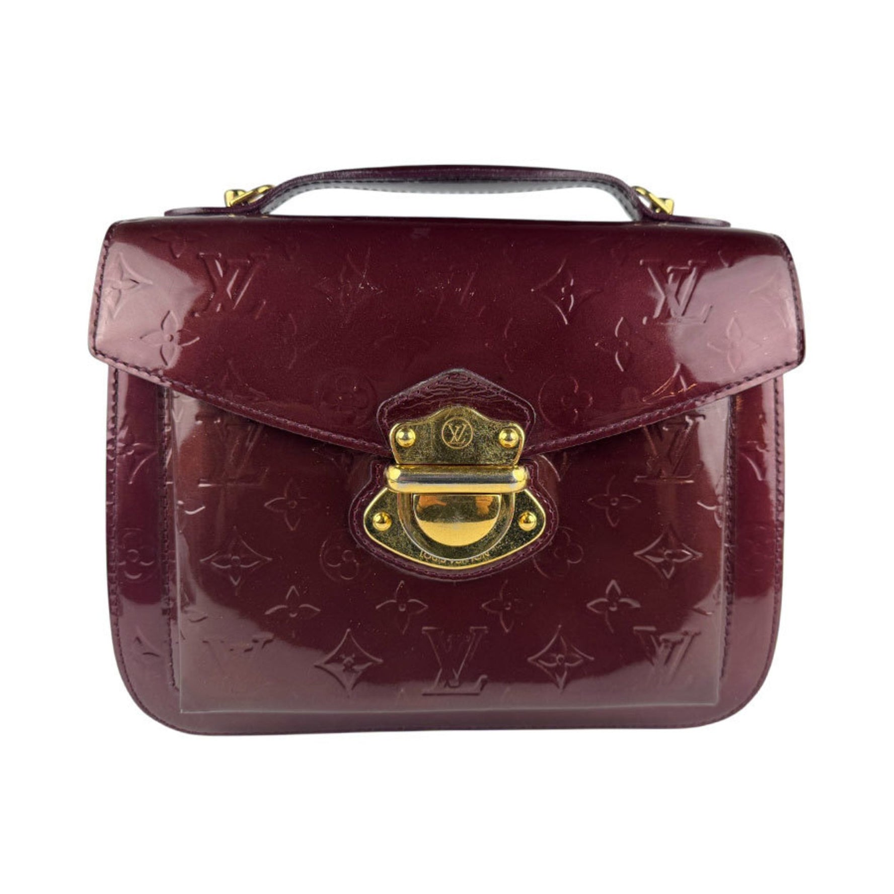 Louis Vuitton Monogram Vernis Mirada Shoulder Bag in Rouge Fauvist