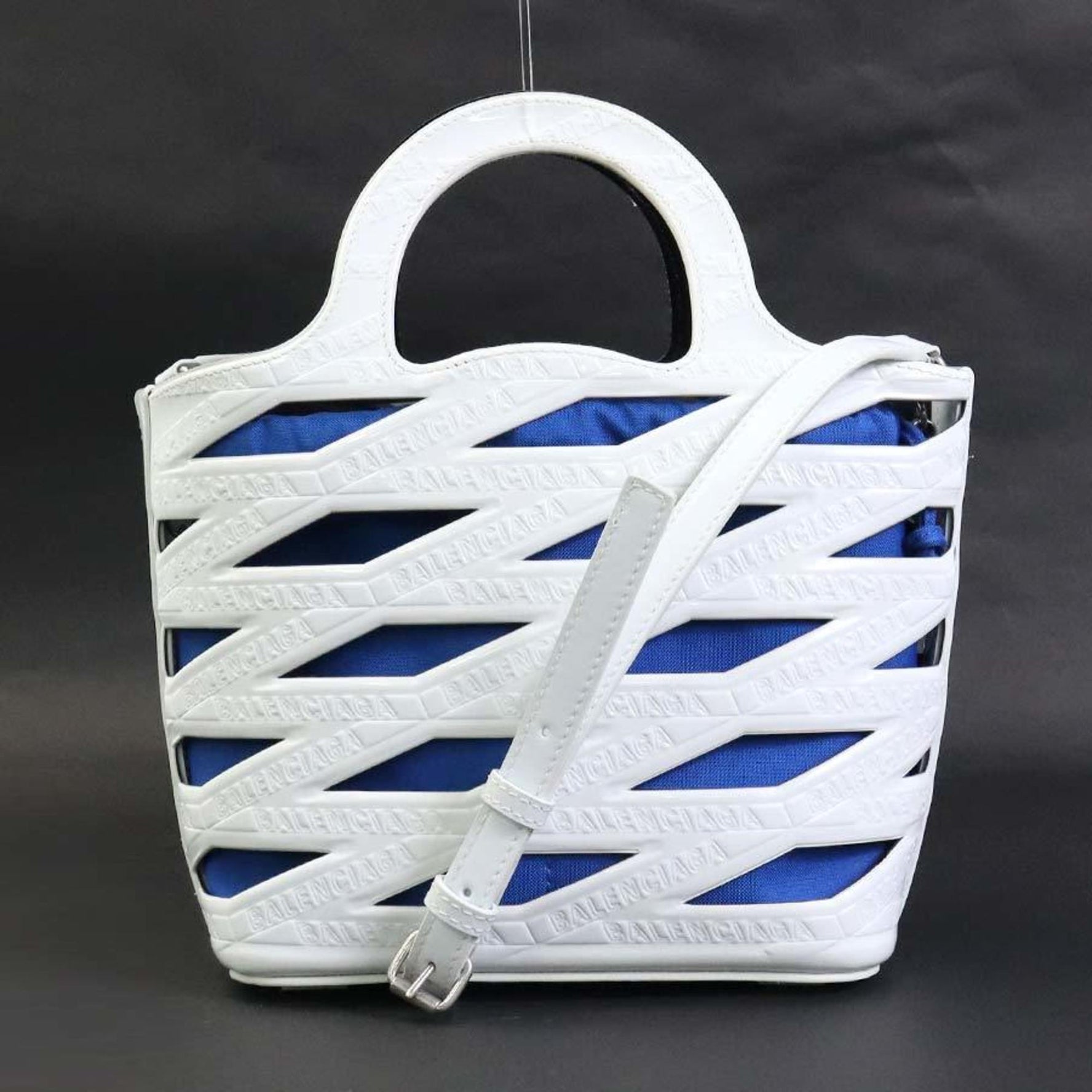 Balenciaga handbag diagonal shoulder bag patent leather ladies