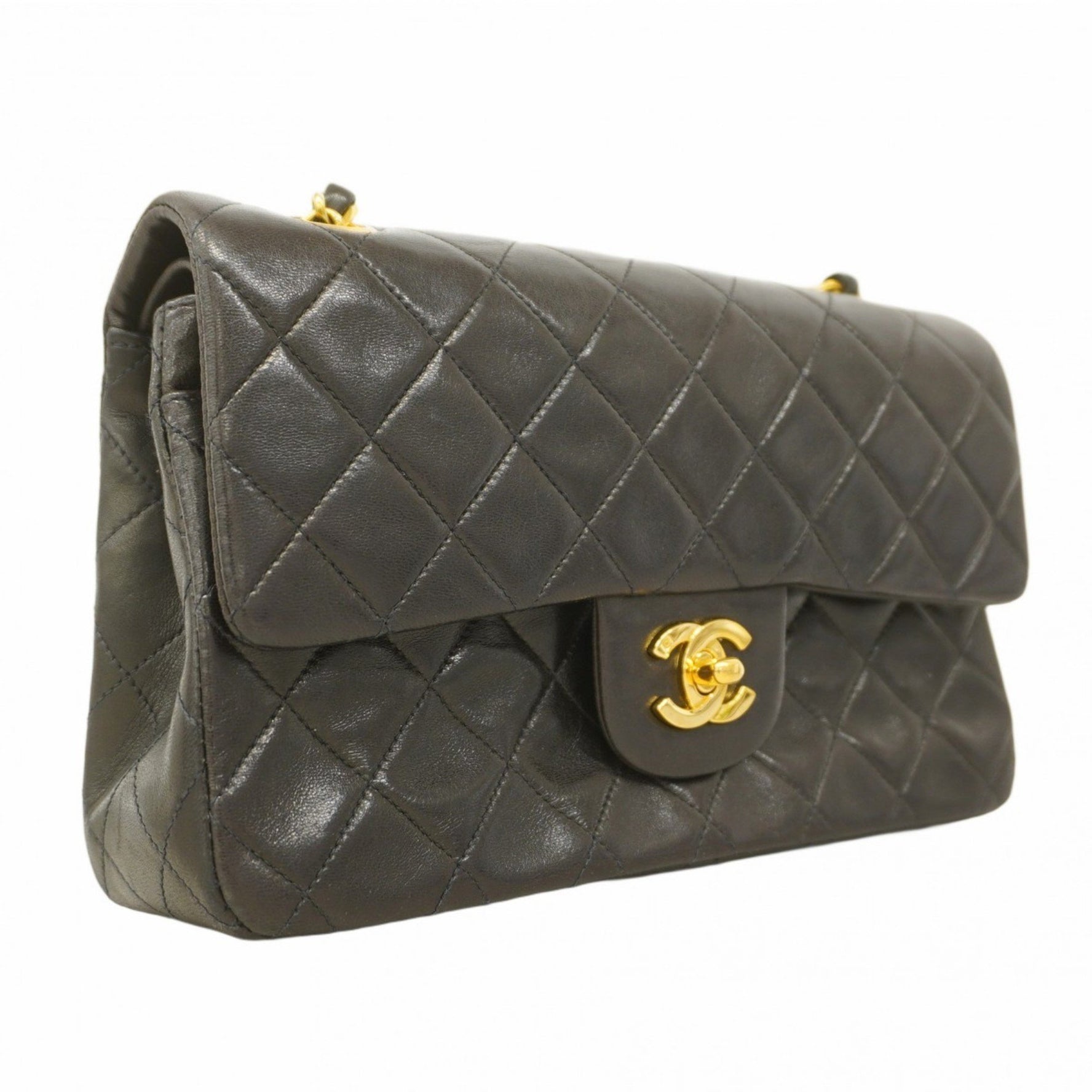 Chanel Matelasse Shoulder Bag with Double Flap and Chain, Lambskin