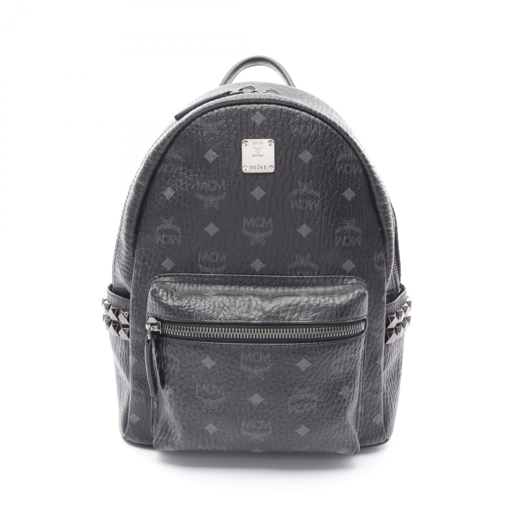 MCM Visetos Rucksack, Coated Canvas and Leather, Women