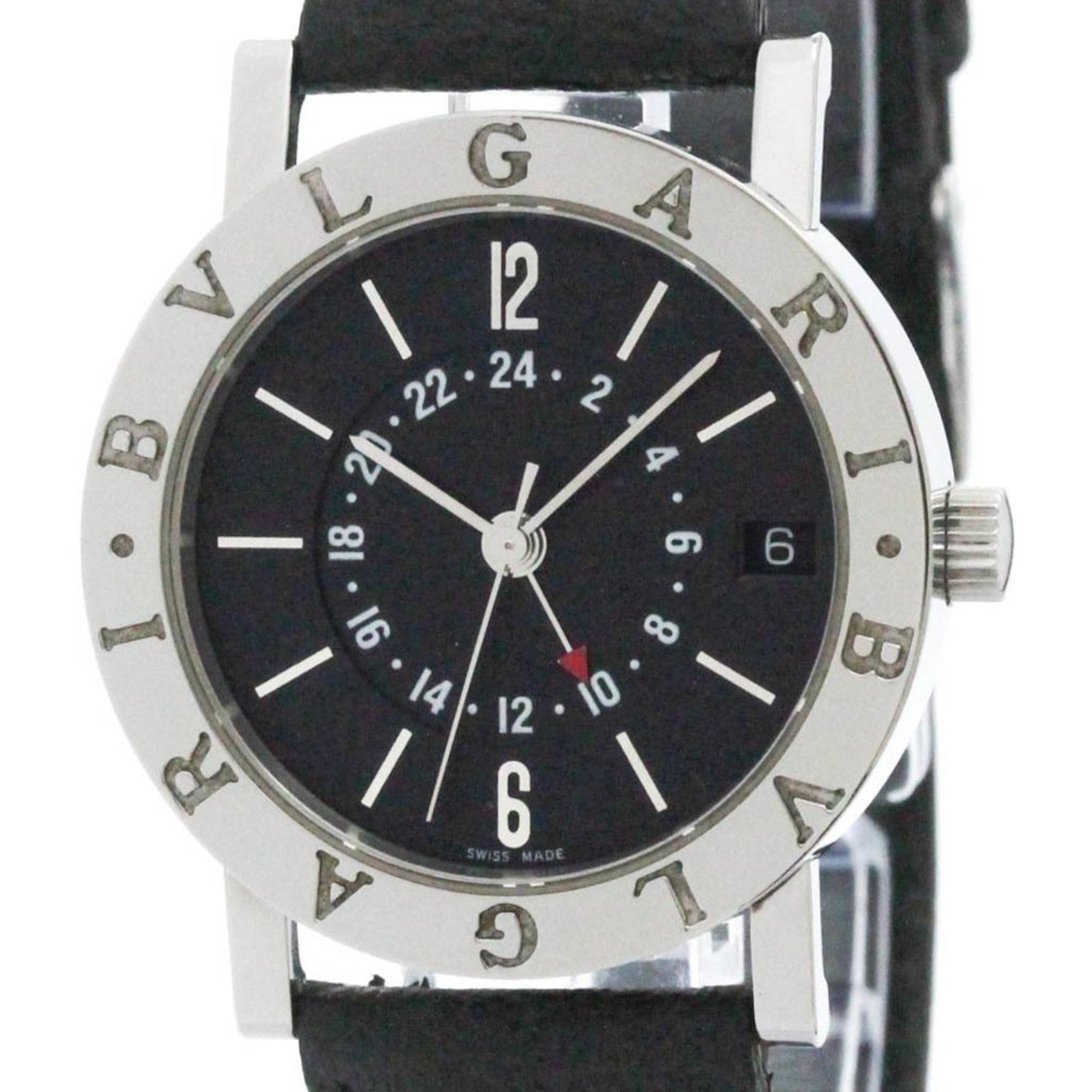 Polished BVLGARI BVLGARI-BVLGARI GMT Automatic Watch