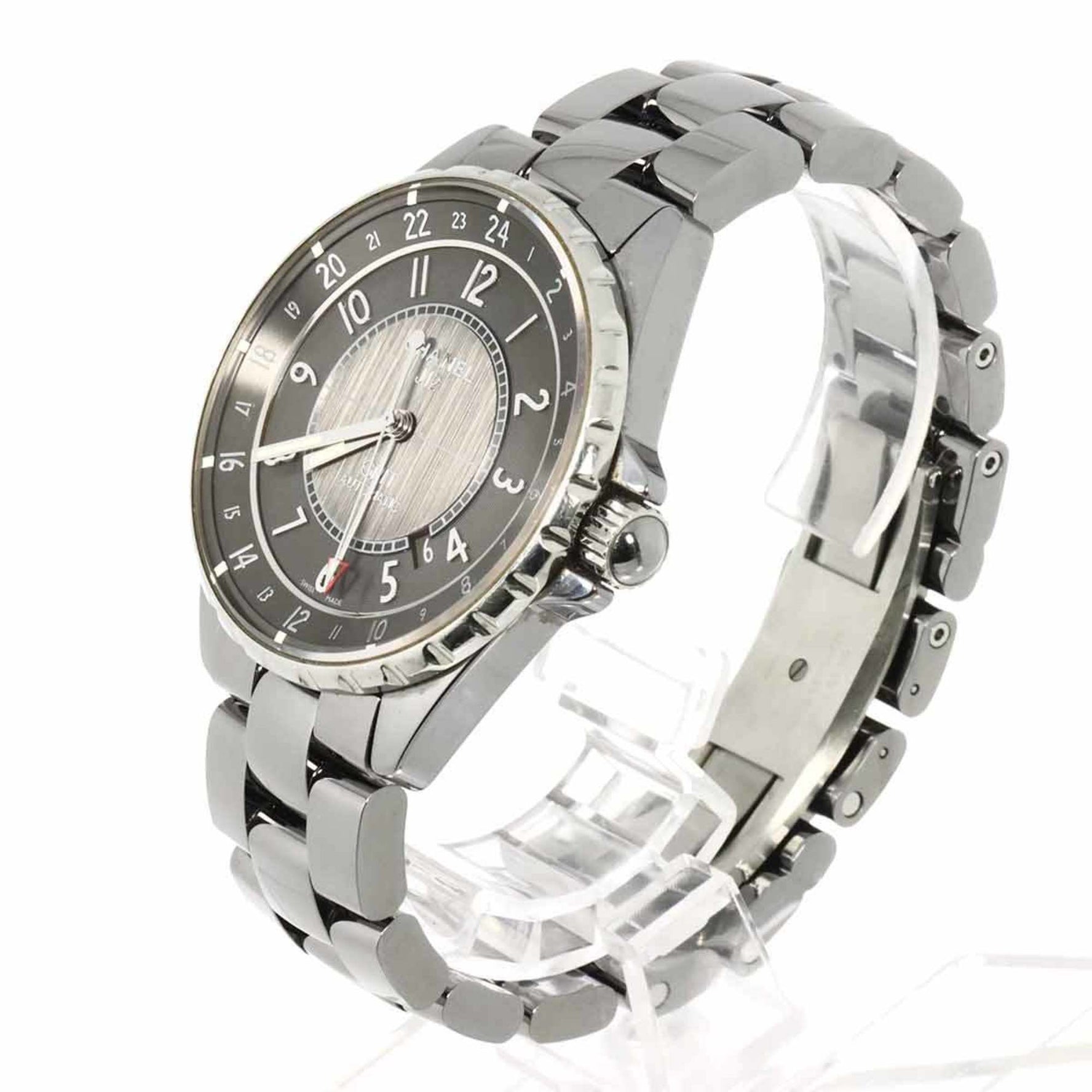 Chanel Chromatic GMT Watch, Gray, Automatic