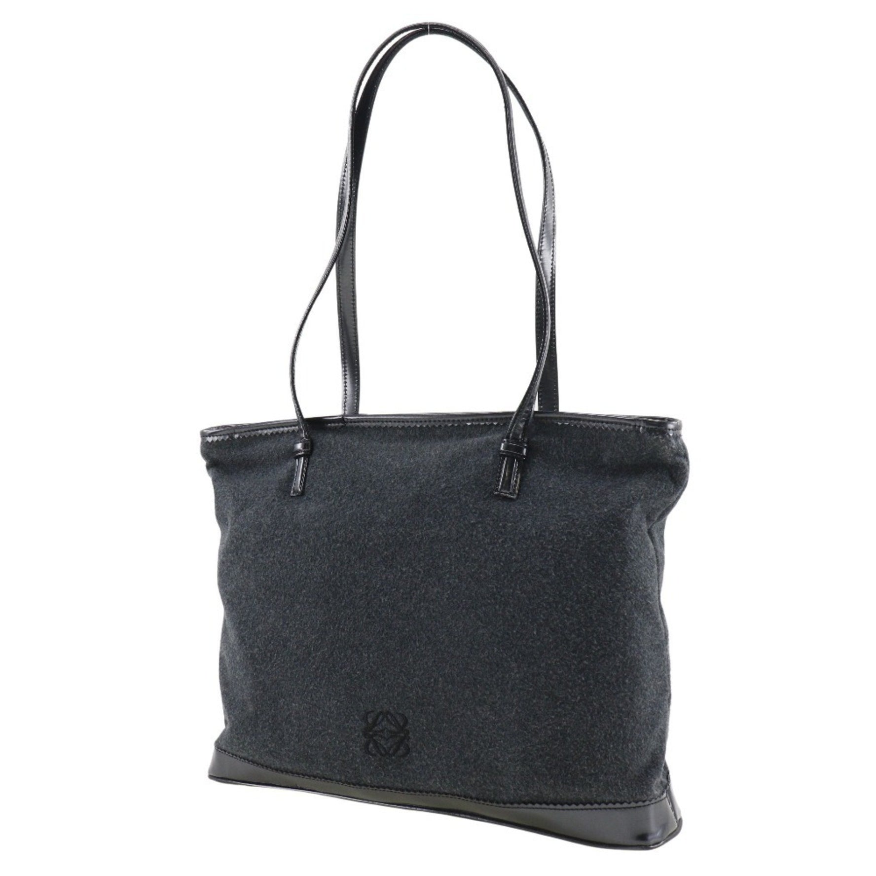 LOEWE Anagram Tote Bag Felt Grey