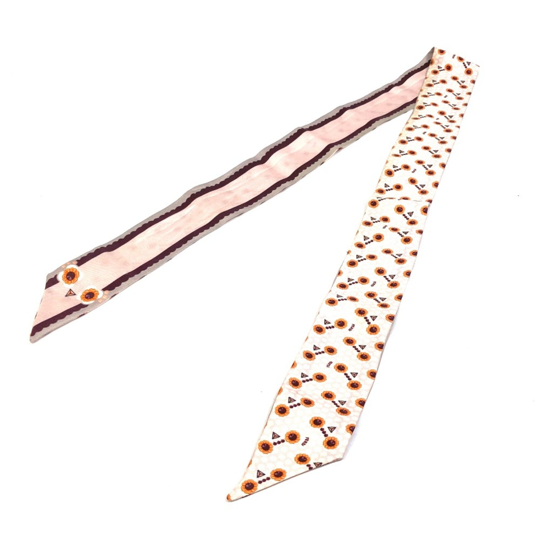 Fendi Band Scarf Flower pattern Scarf Based