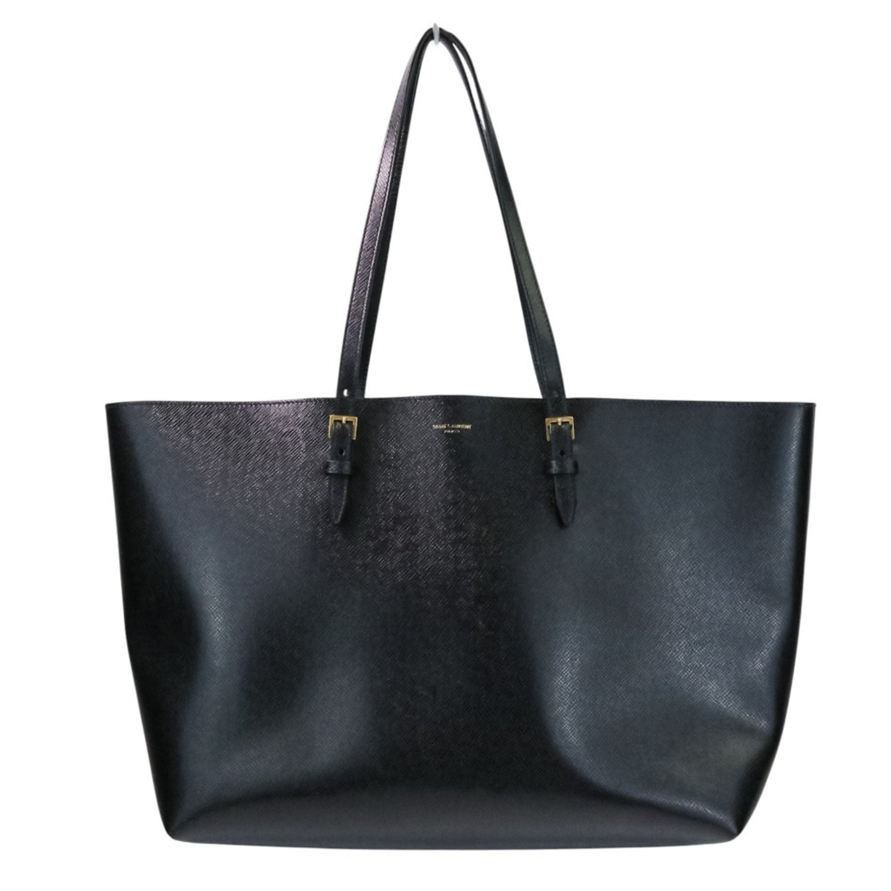 Yves Saint Laurent SAINT LAURENT PARIS Saint Laurent Paris Leather Tote Bag with East/West Pouch