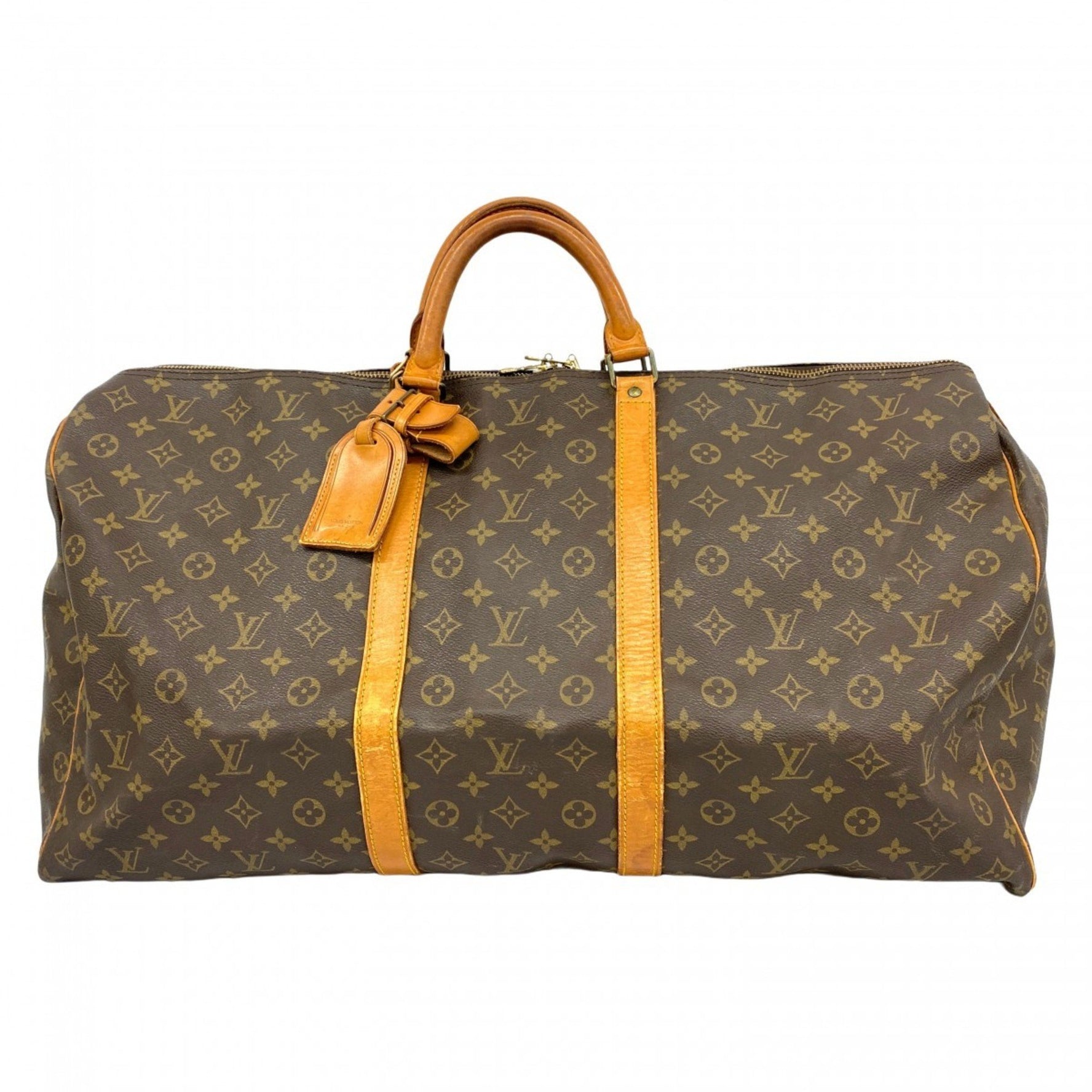 Louis Vuitton Monogram Keepall 60 Boston Bag Men's and