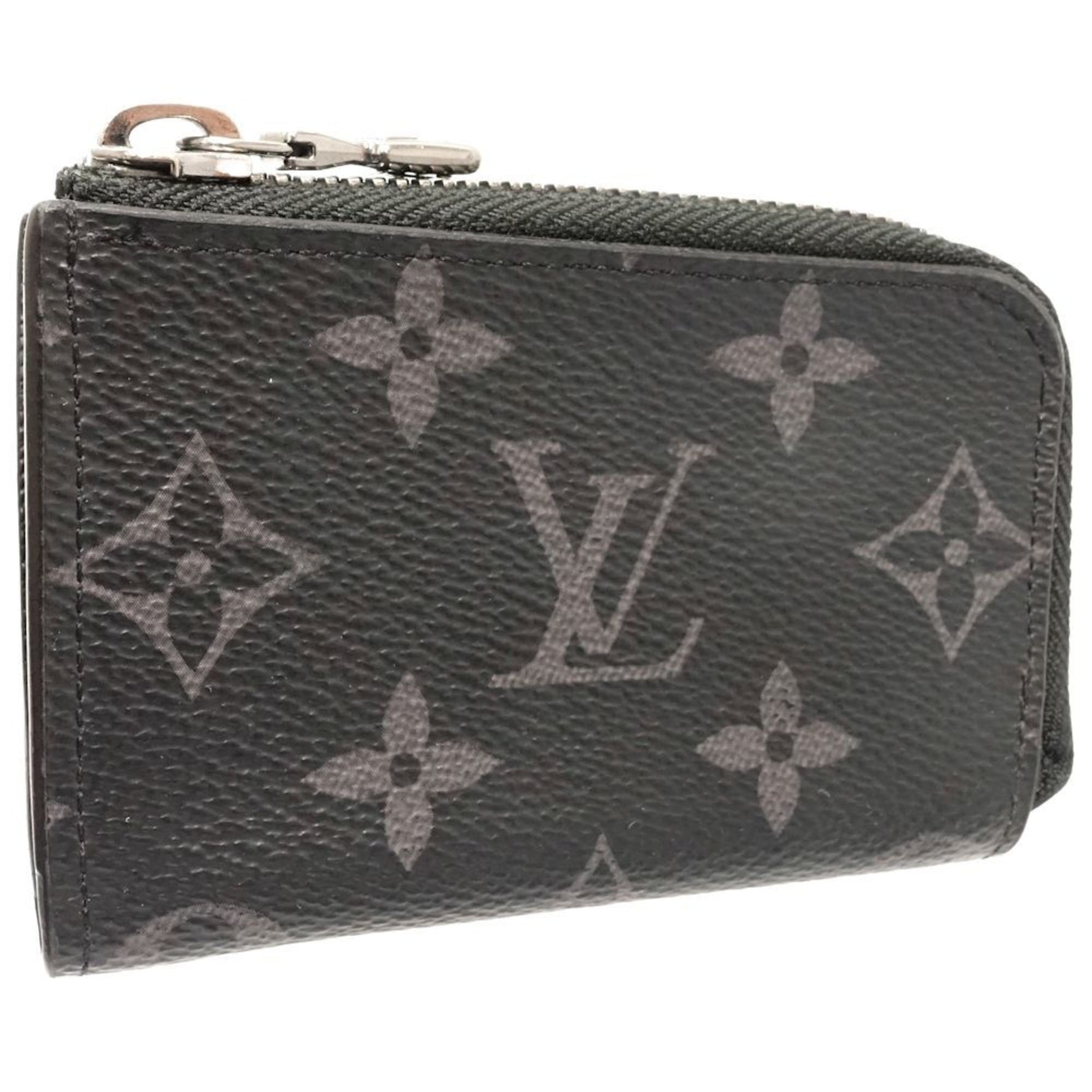 Louis Vuitton Wallet/Coin Case Porte Monnaie Jour Monogram Eclipse Black