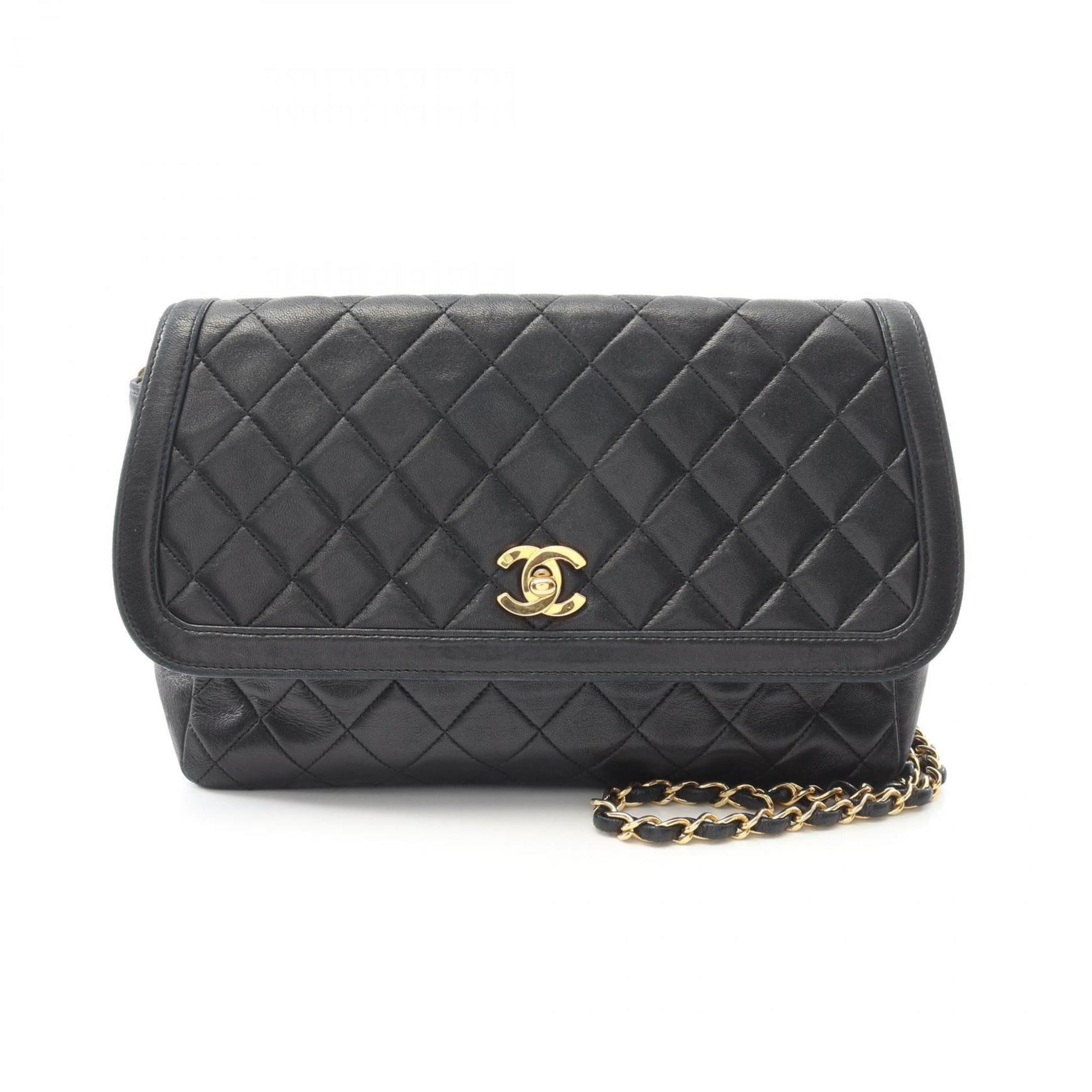 CHANEL Matelasse Shoulder Bag Lambskin (Sheepskin)