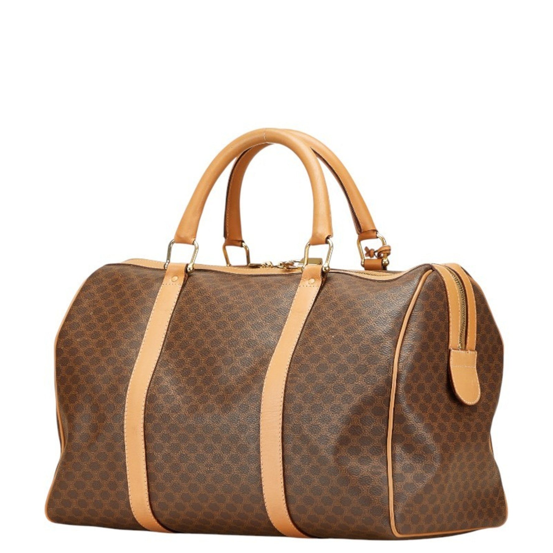 Celine Macadam Boston Bag in PVC and Leather