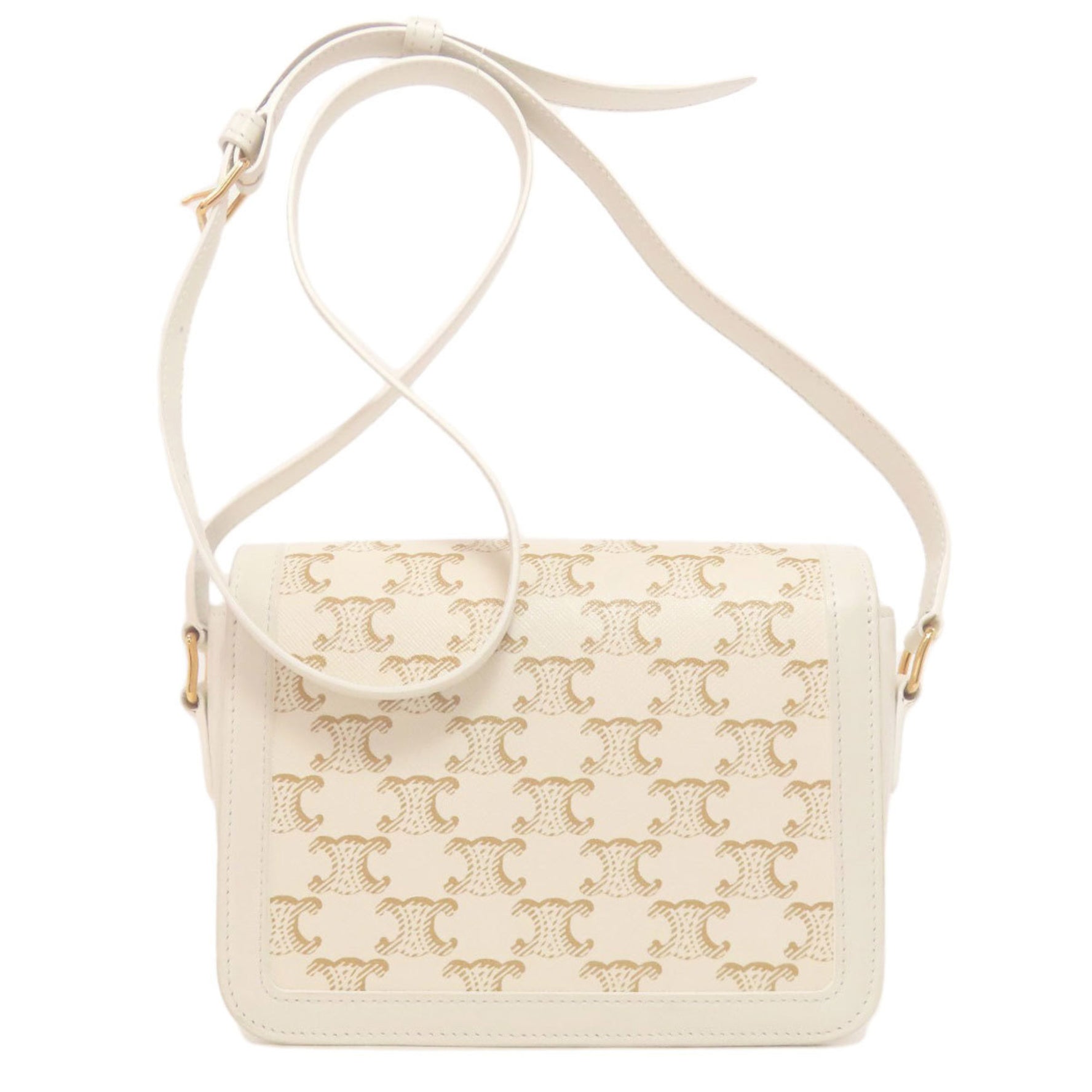 Celine Teen Triomphe Shoulder Bag in Calf Leather