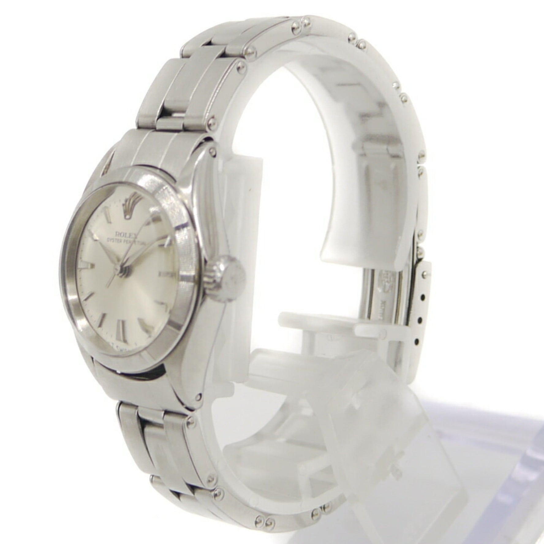 ROLEX Oyster Perpetual 6623 Automatic Silver Dial Watch