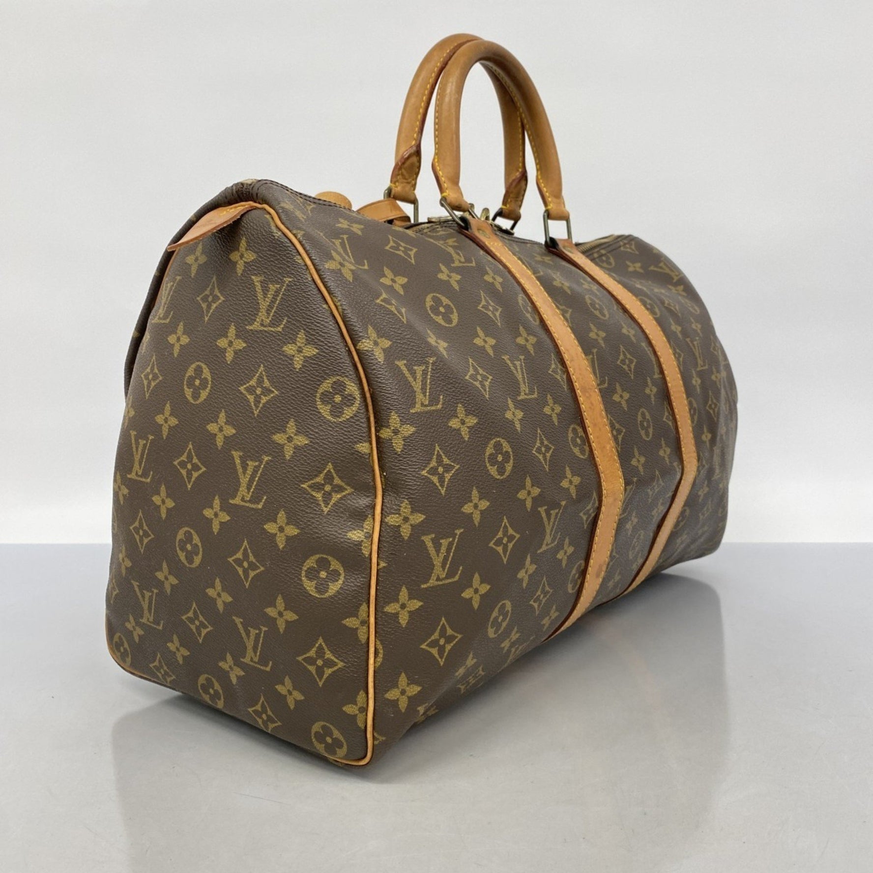 Louis Vuitton Monogram Keepall 45 Boston Bag Men's and