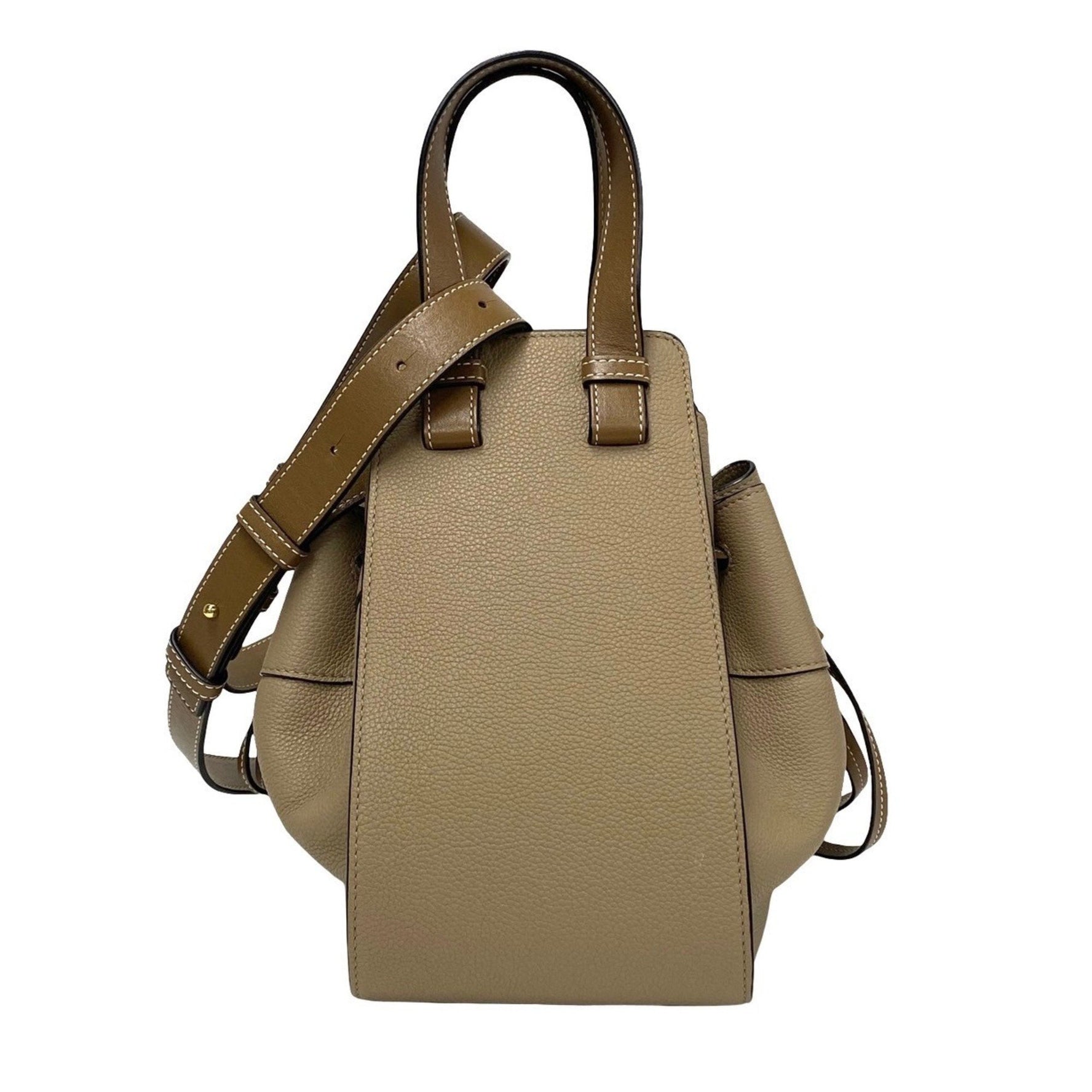LOEWE Hammock Small Drawstring Leather Shoulder Bag Handbag