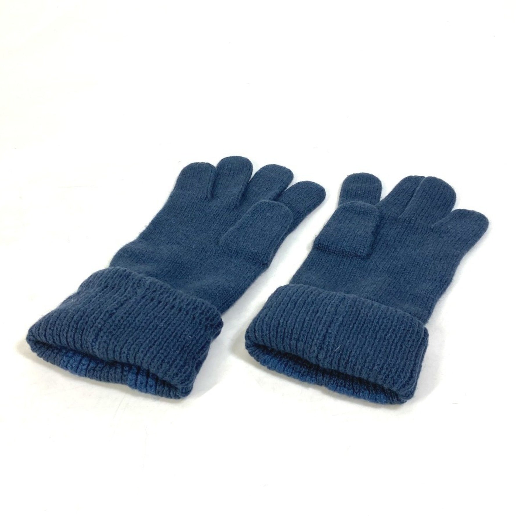 HERMES H logo cashmere gloves