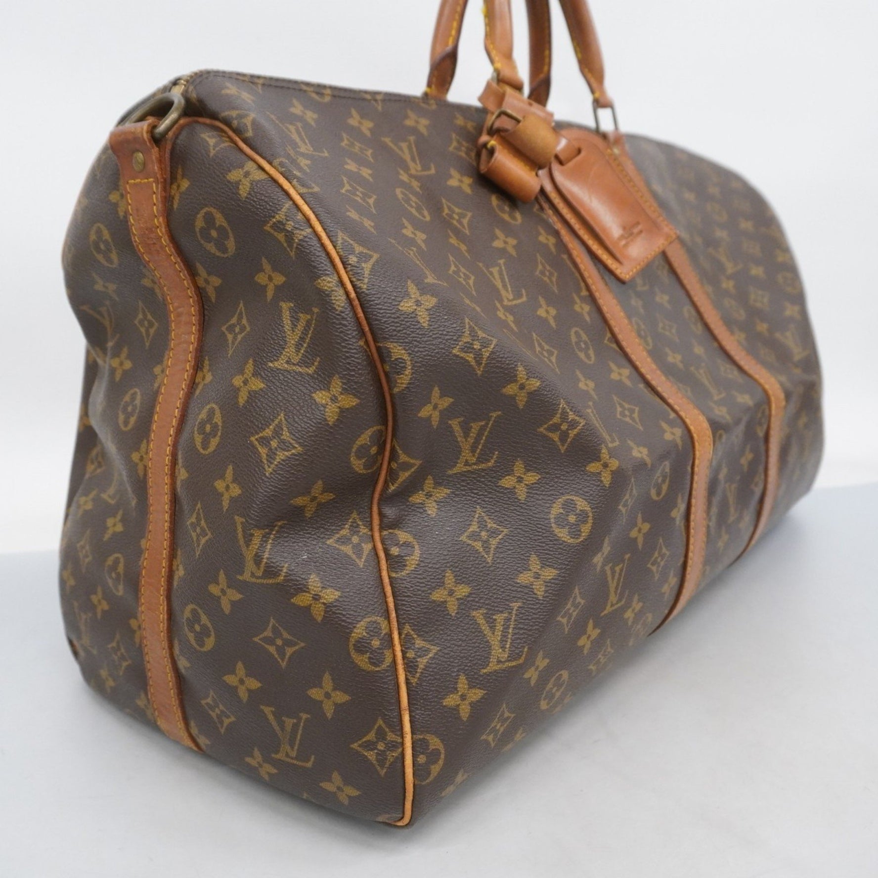 Louis Vuitton Monogram Keepall Bandouliere 55 Boston Bag Men's and