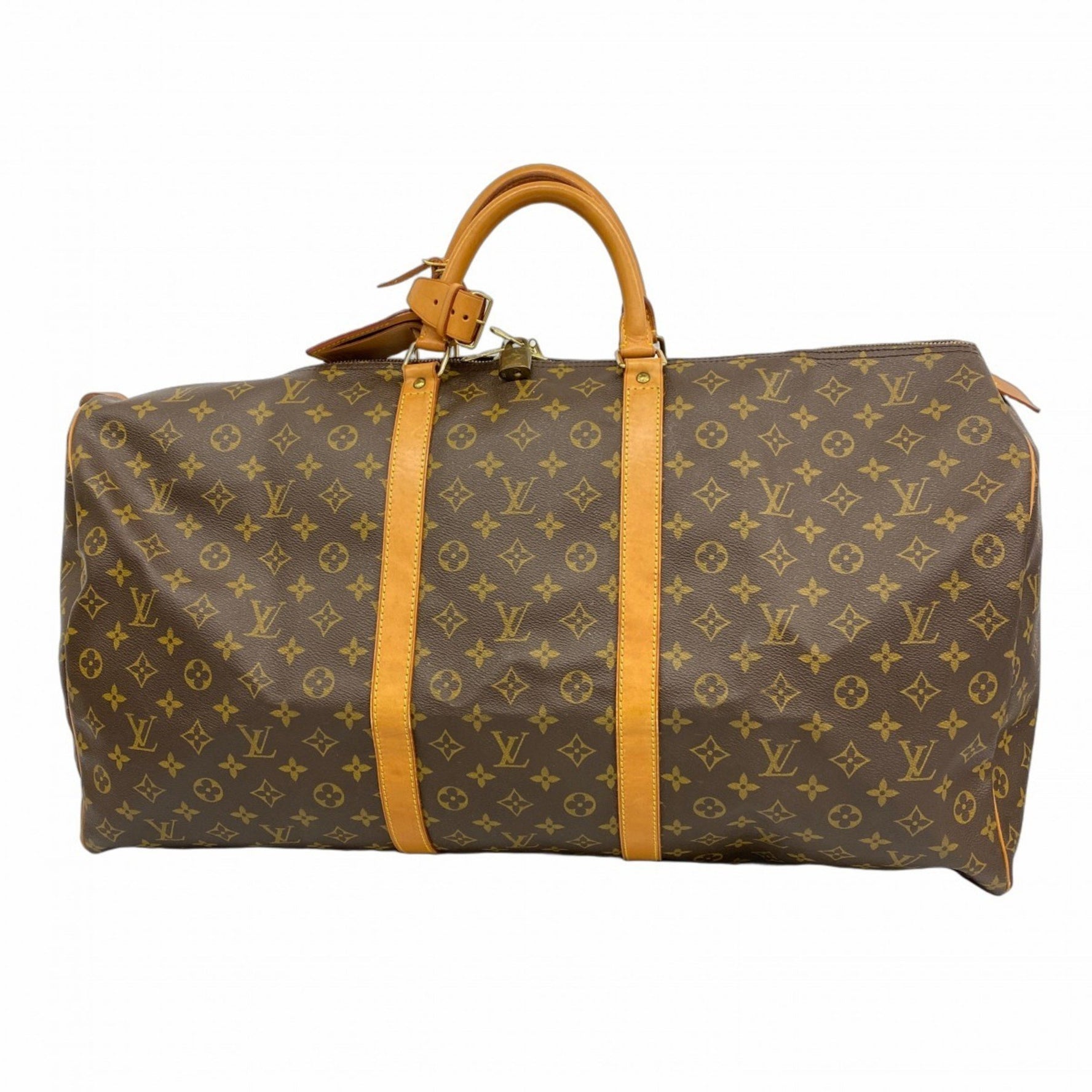 Louis Vuitton Monogram Keepall 60 Boston Bag Men's and